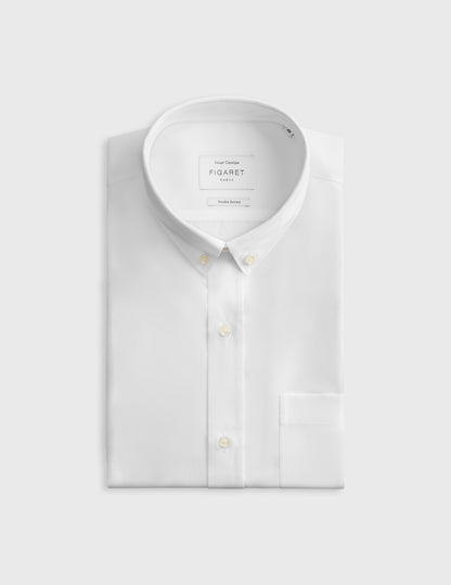 Classic white short sleeve shirt