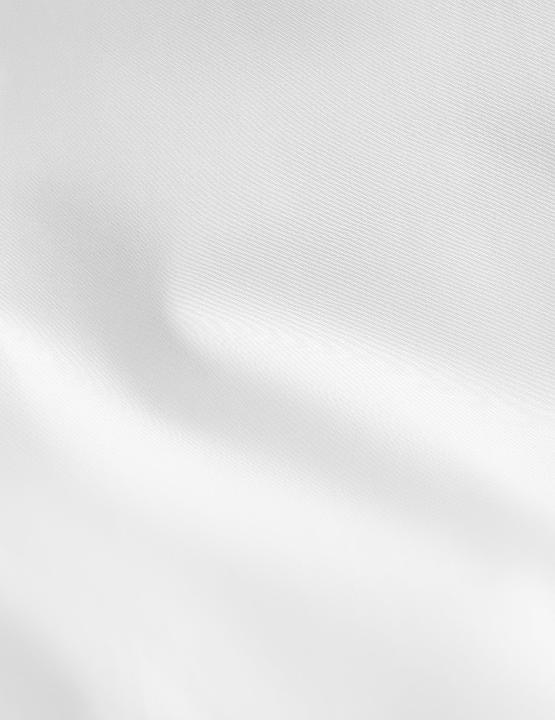 Chemise Classique manches courtes blanche - Popeline - Col Américain