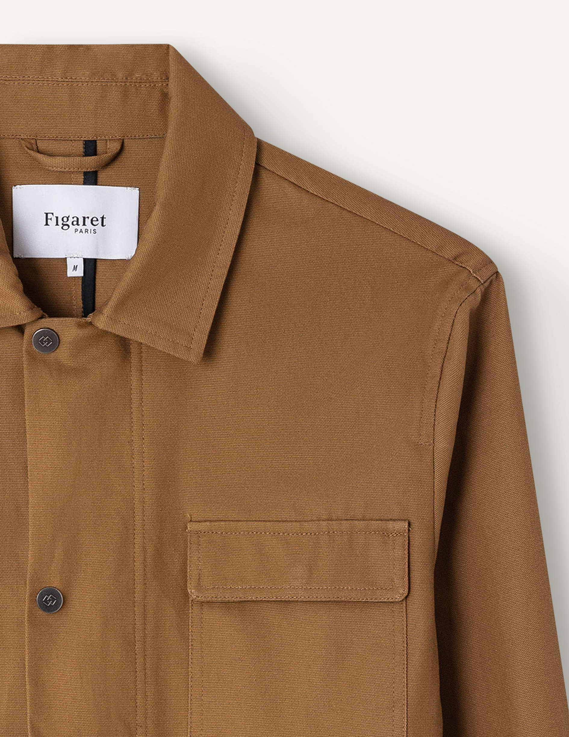 Boby jacket in camel twill