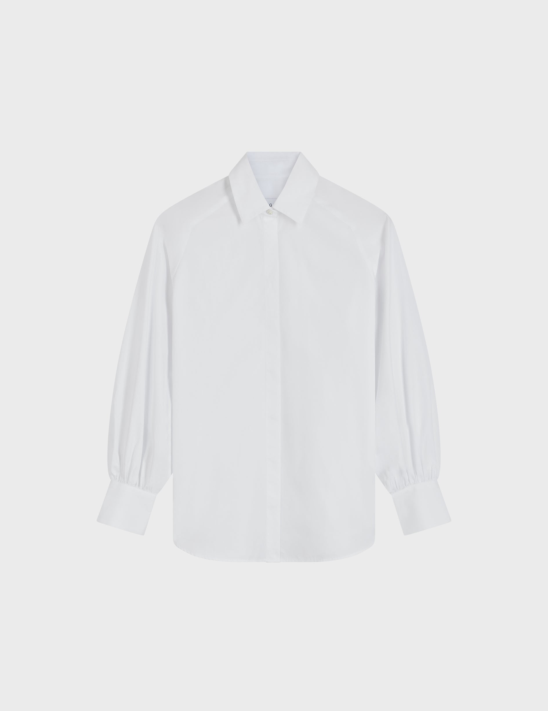 Oversized white Cassie Shirt - Poplin