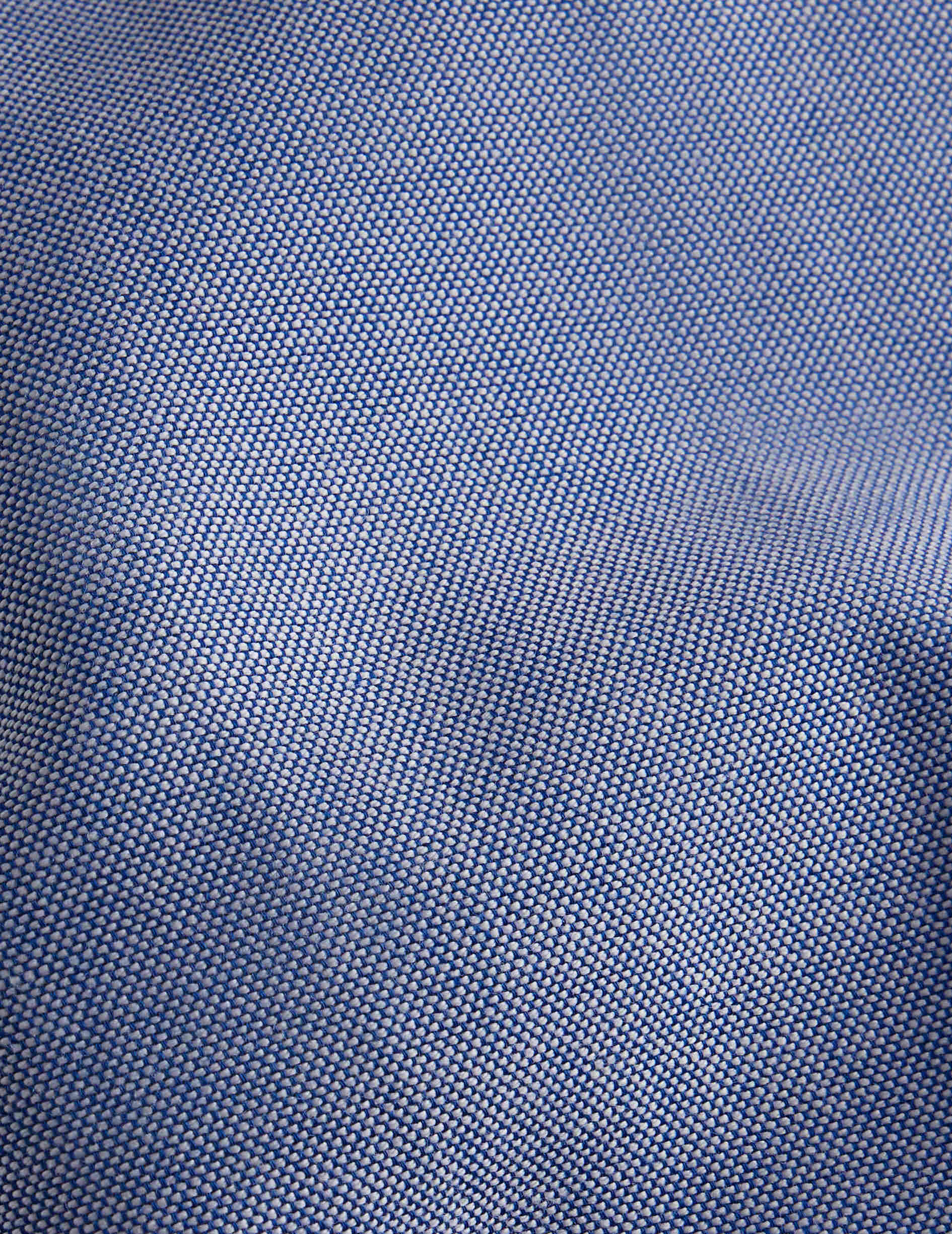 Blue Carl shirt - Oxford - Open straight Collar