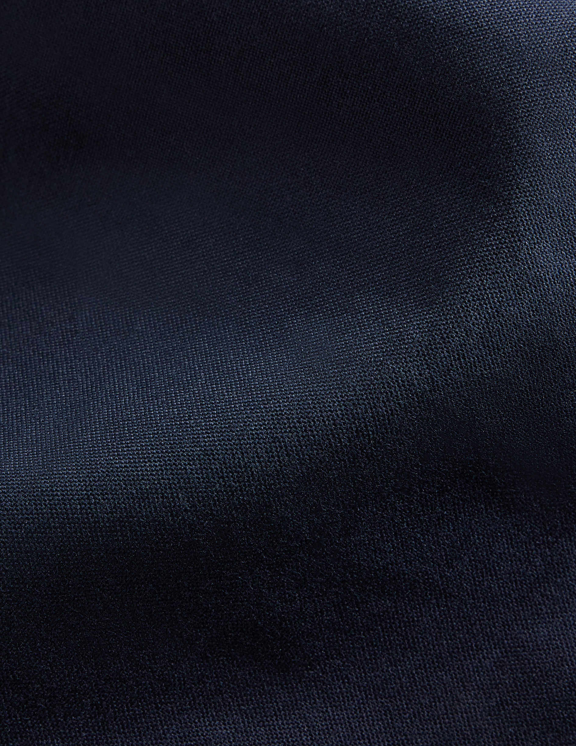 Chemise Carl bleu marine - Oxford - Col Droit ouvert