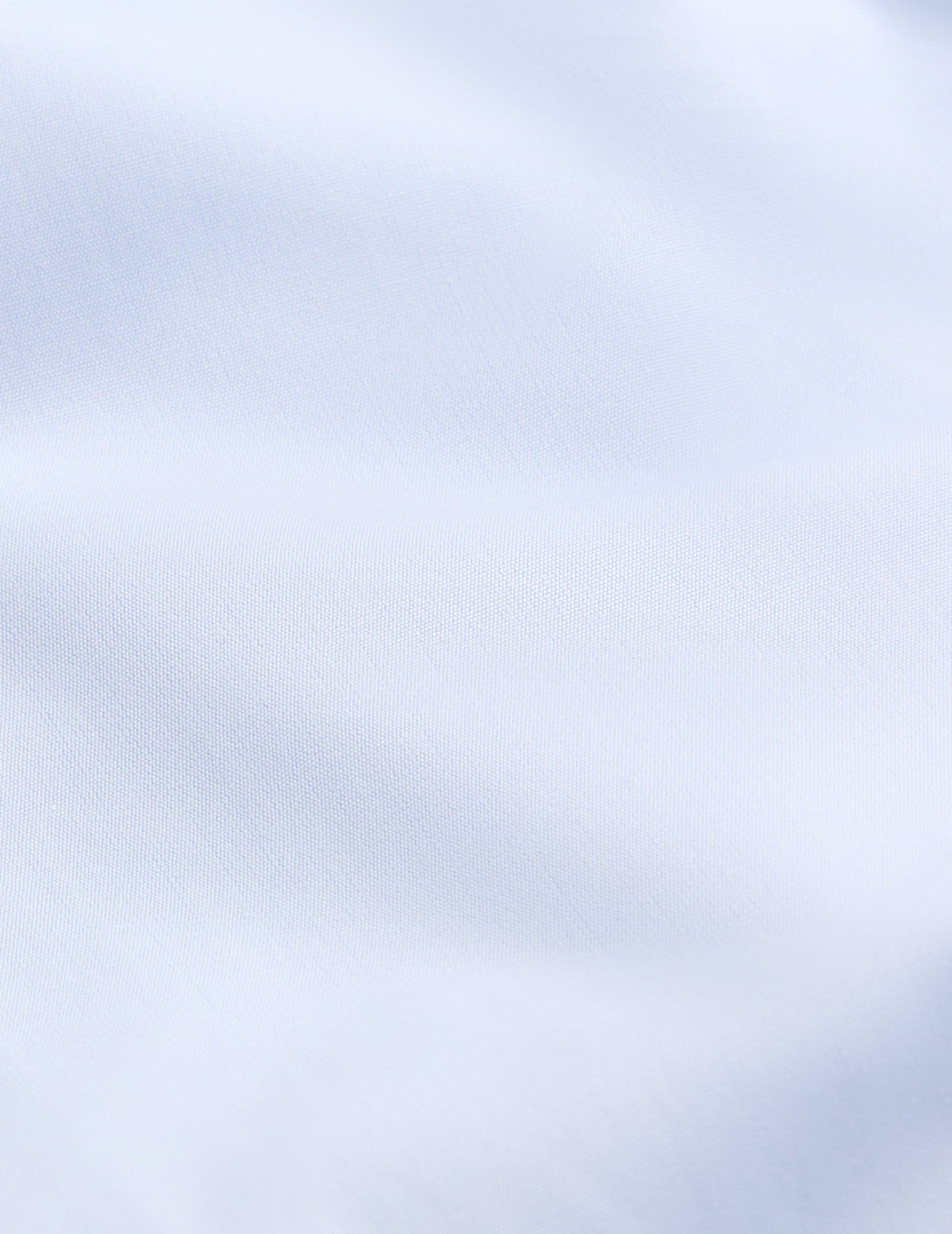 Chemise Semi-ajustée bleue - Popeline - Col Figaret