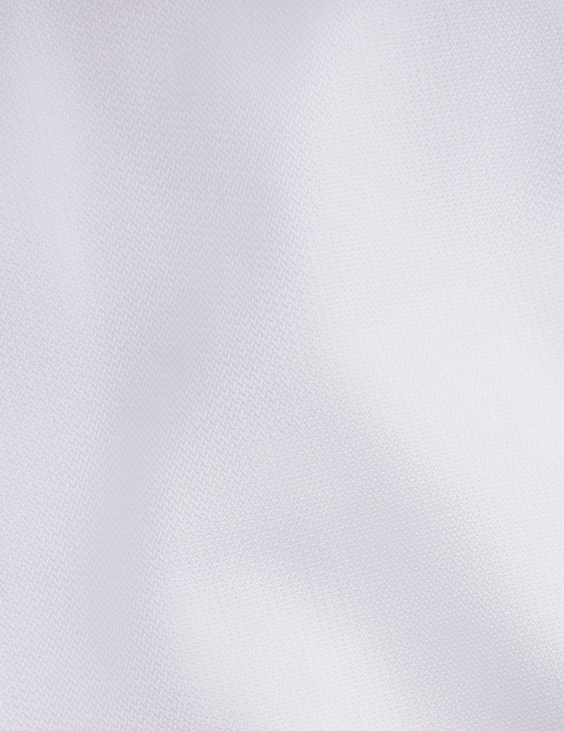 Chemise Classique blanche - Façonné - Col Italien