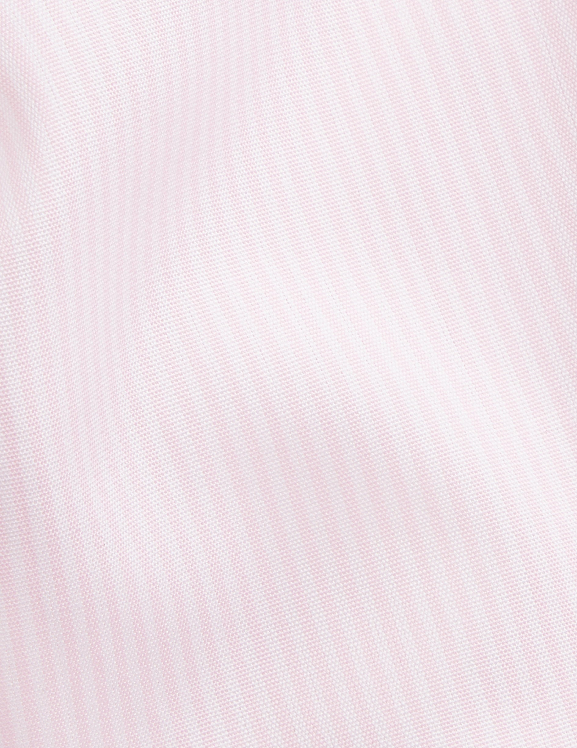 Chemise Semi-ajustée rayée rose - Popeline - Col Italien