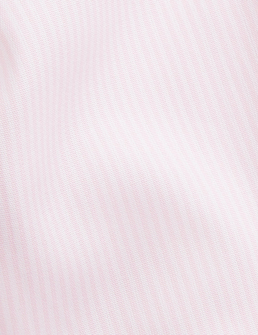 Chemise Semi-ajustée rayée rose