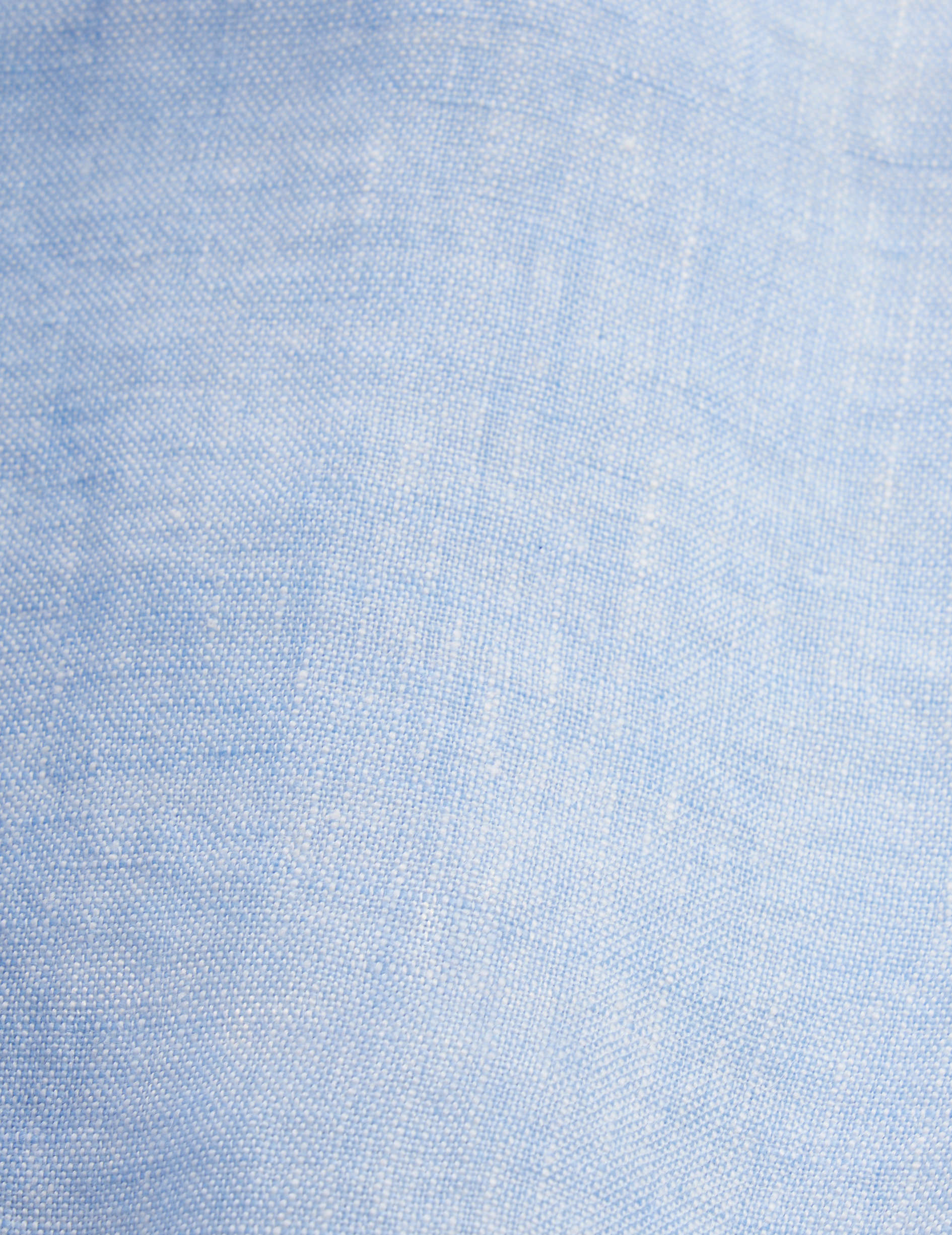 Chemise Aristote en lin bleu clair - Lin - Col Italien