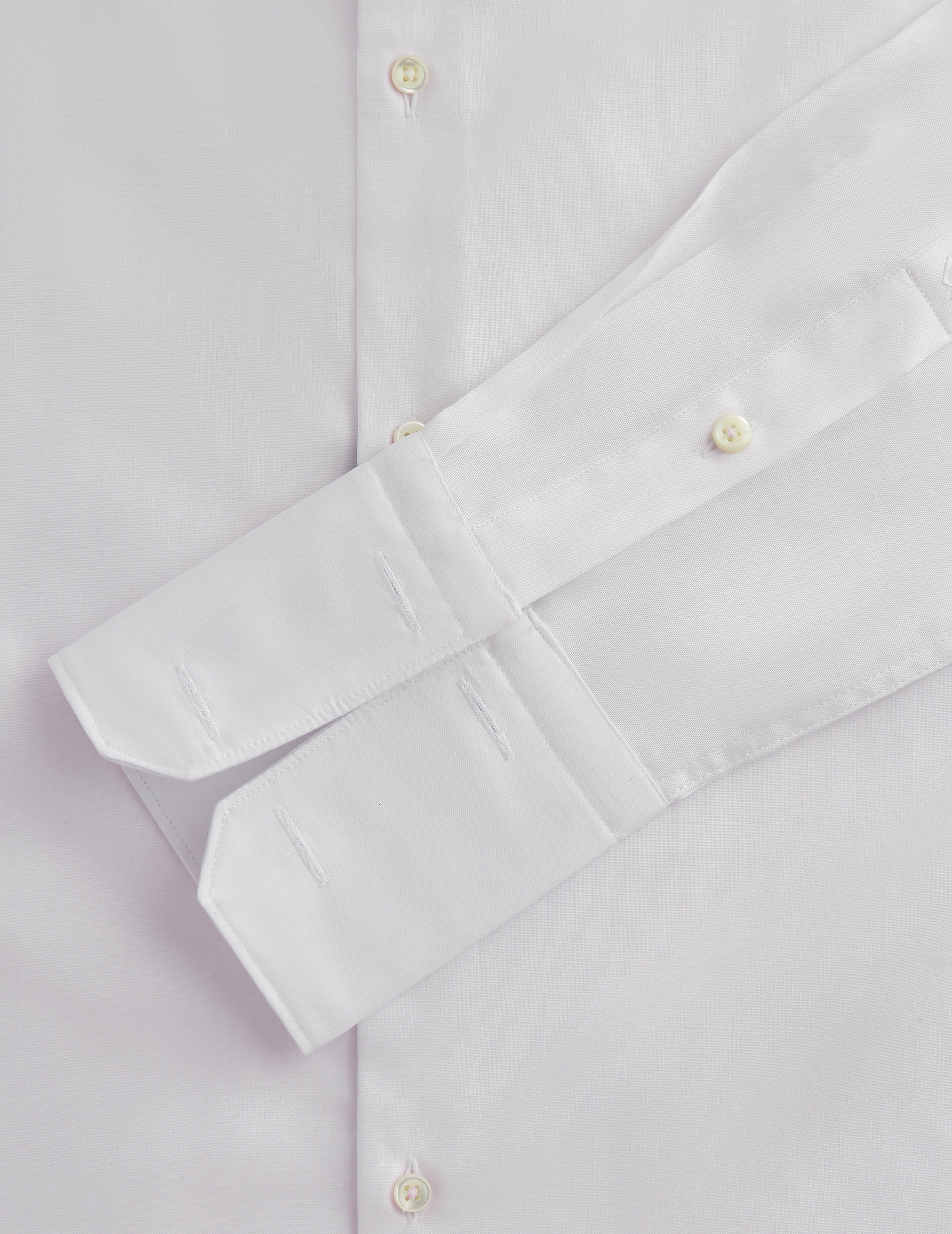 Fitted white shirt - Pin point - Figaret Collar - French Cuffs