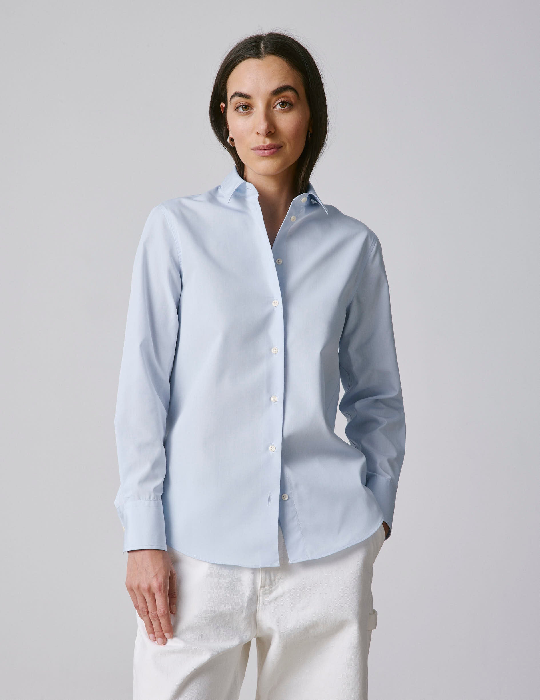 Blue Marion shirt - Poplin