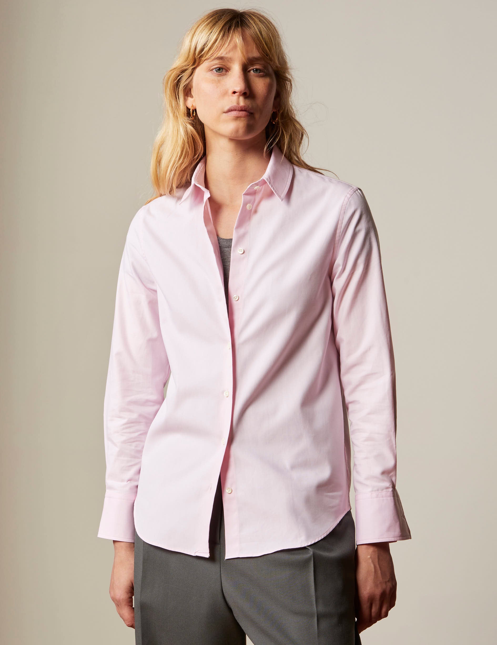 Pink Marion shirt - Pinpoint
