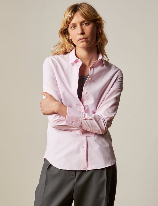 Chemise Marion rose - Pinpoint