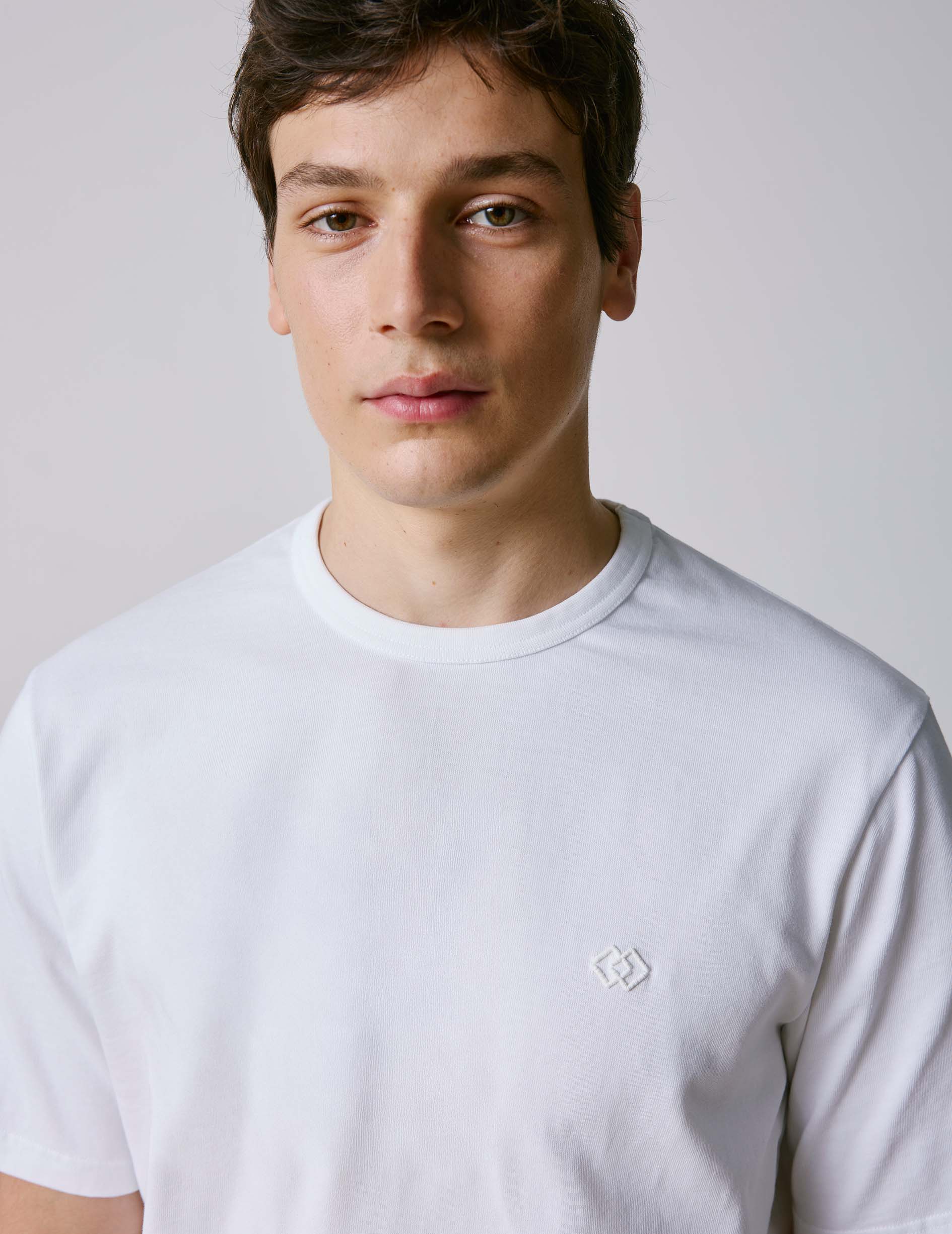 T-shirt Benny en coton blanc