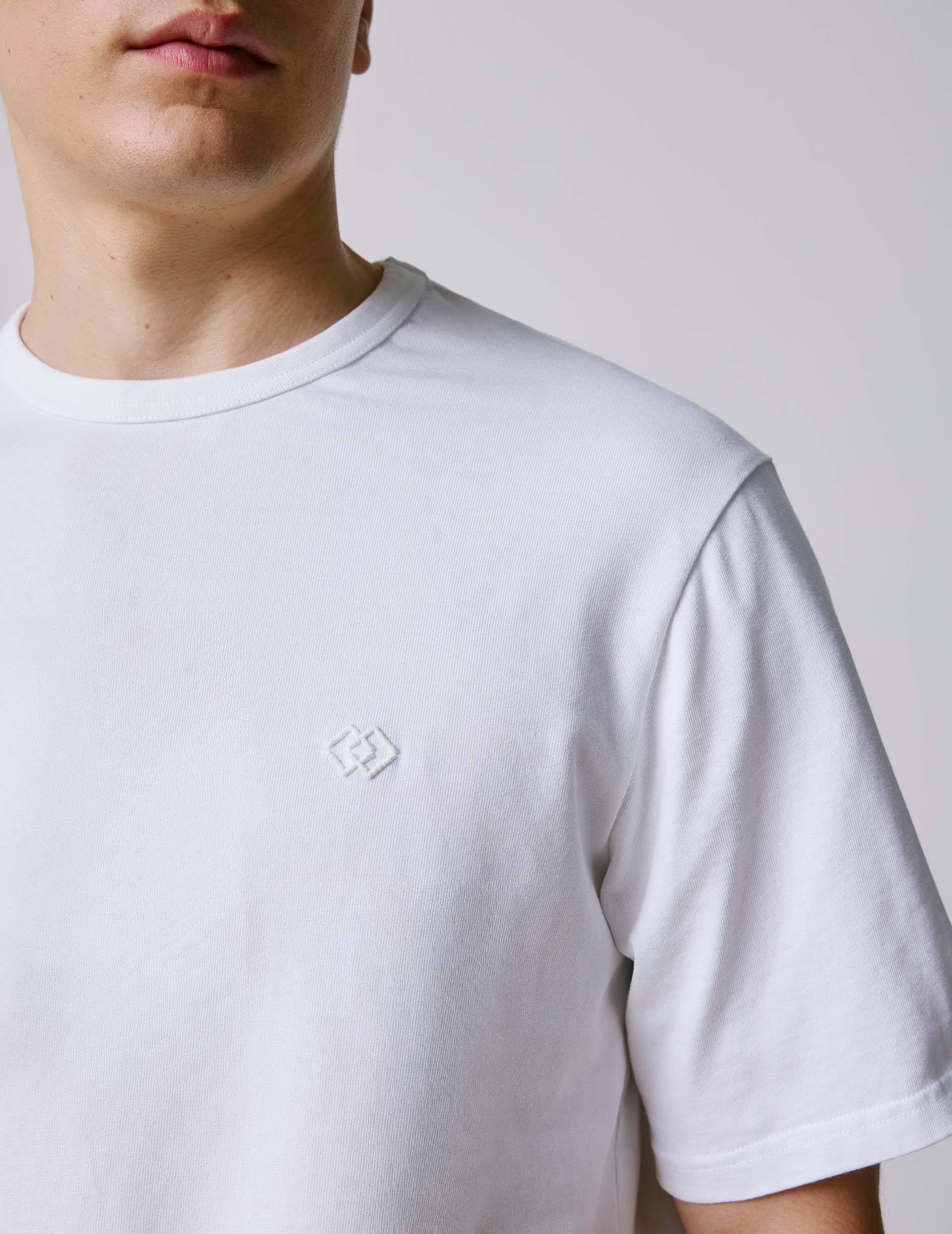 T-shirt Benny en coton blanc