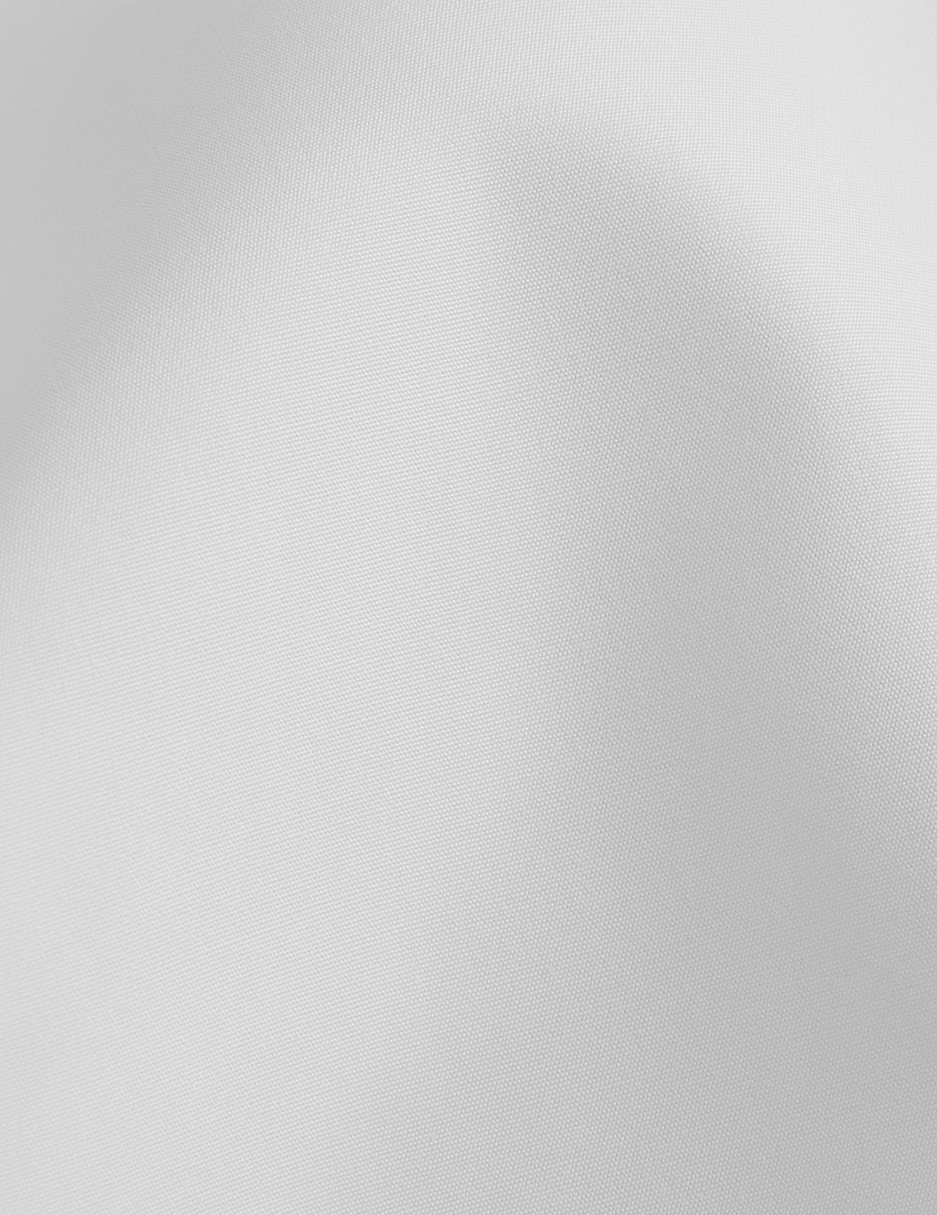 Chemise mixte "Je t'aime" blanche - Popeline - Col Figaret