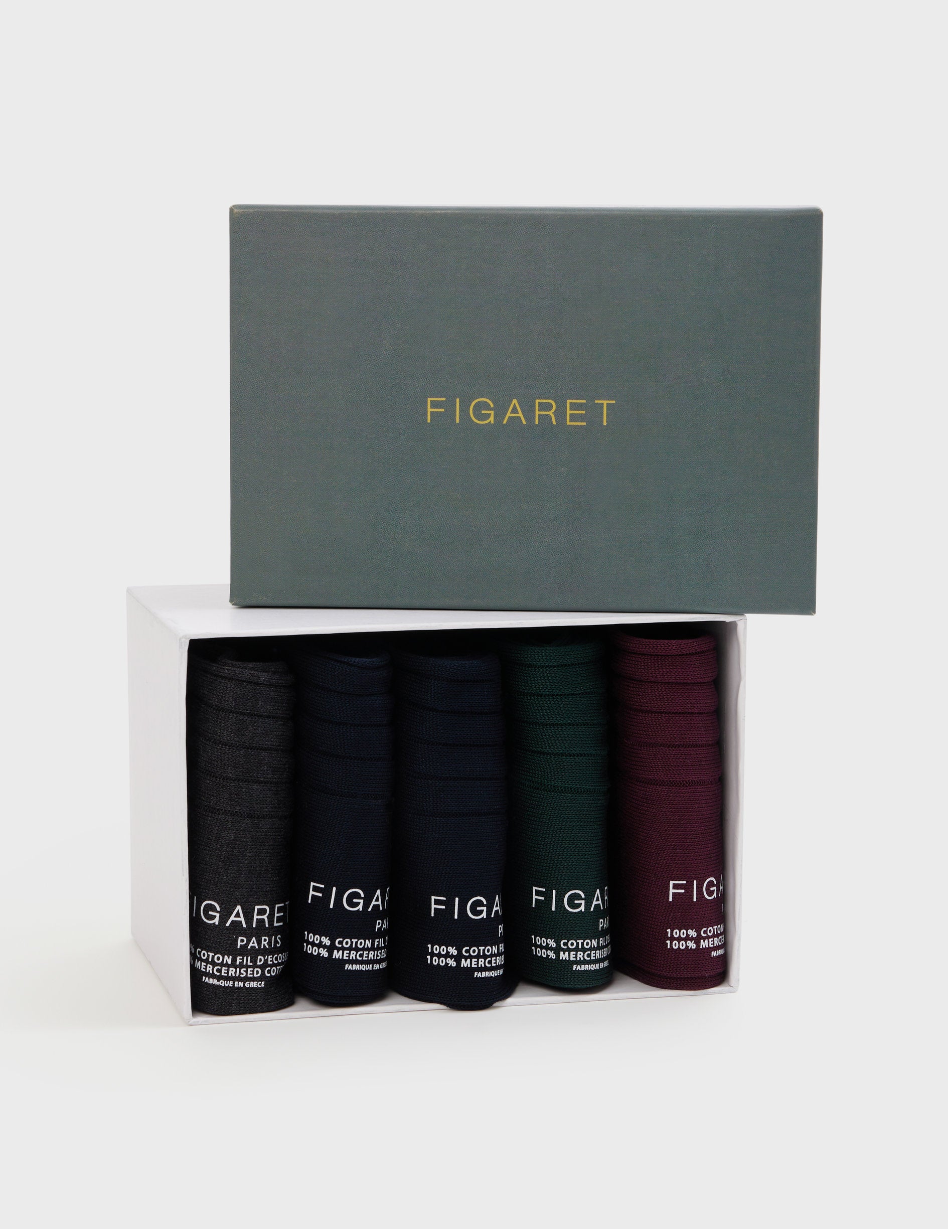 Semainier Chaussettes en double fil d'ecosse