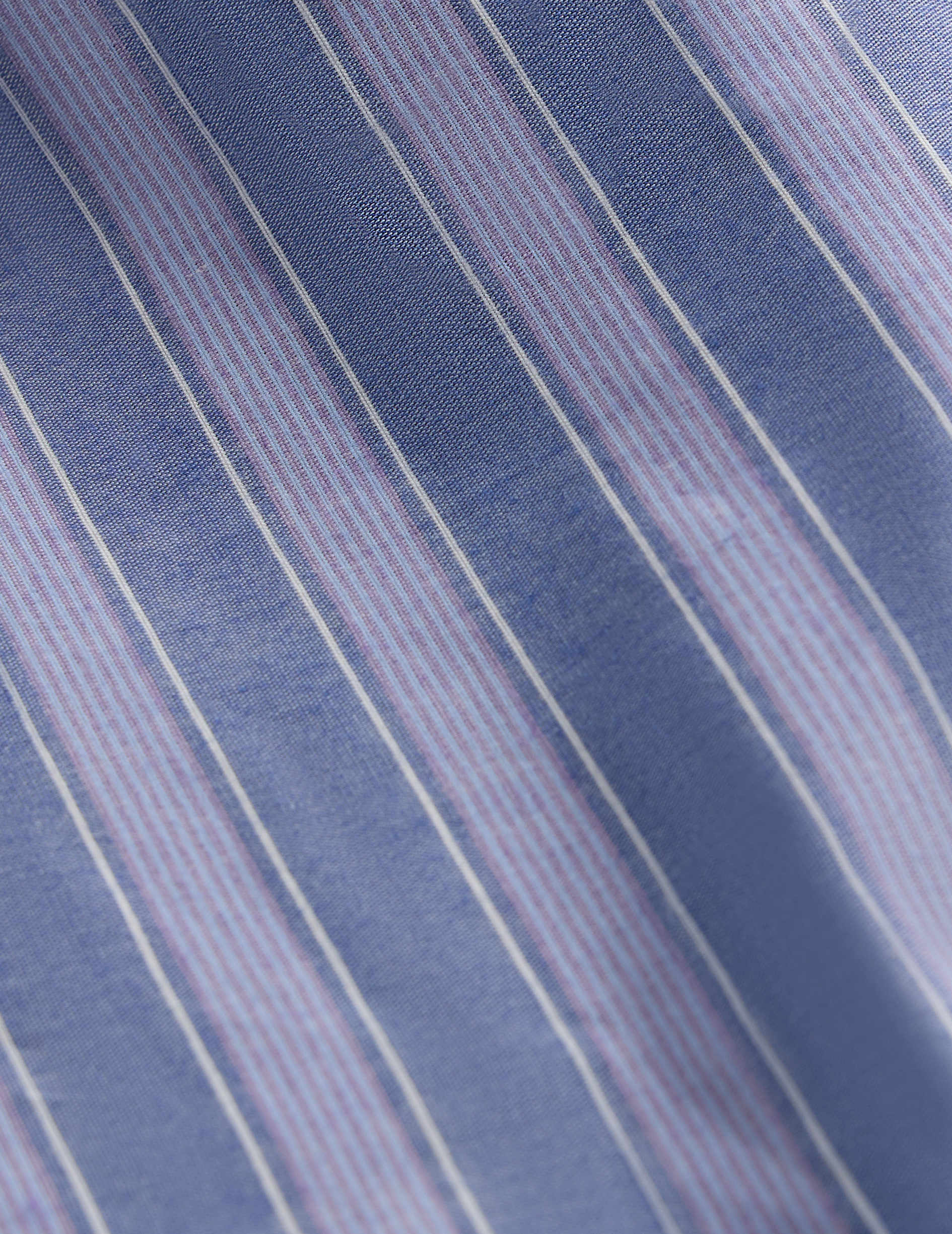 Blue striped Charlotte shirt - Poplin