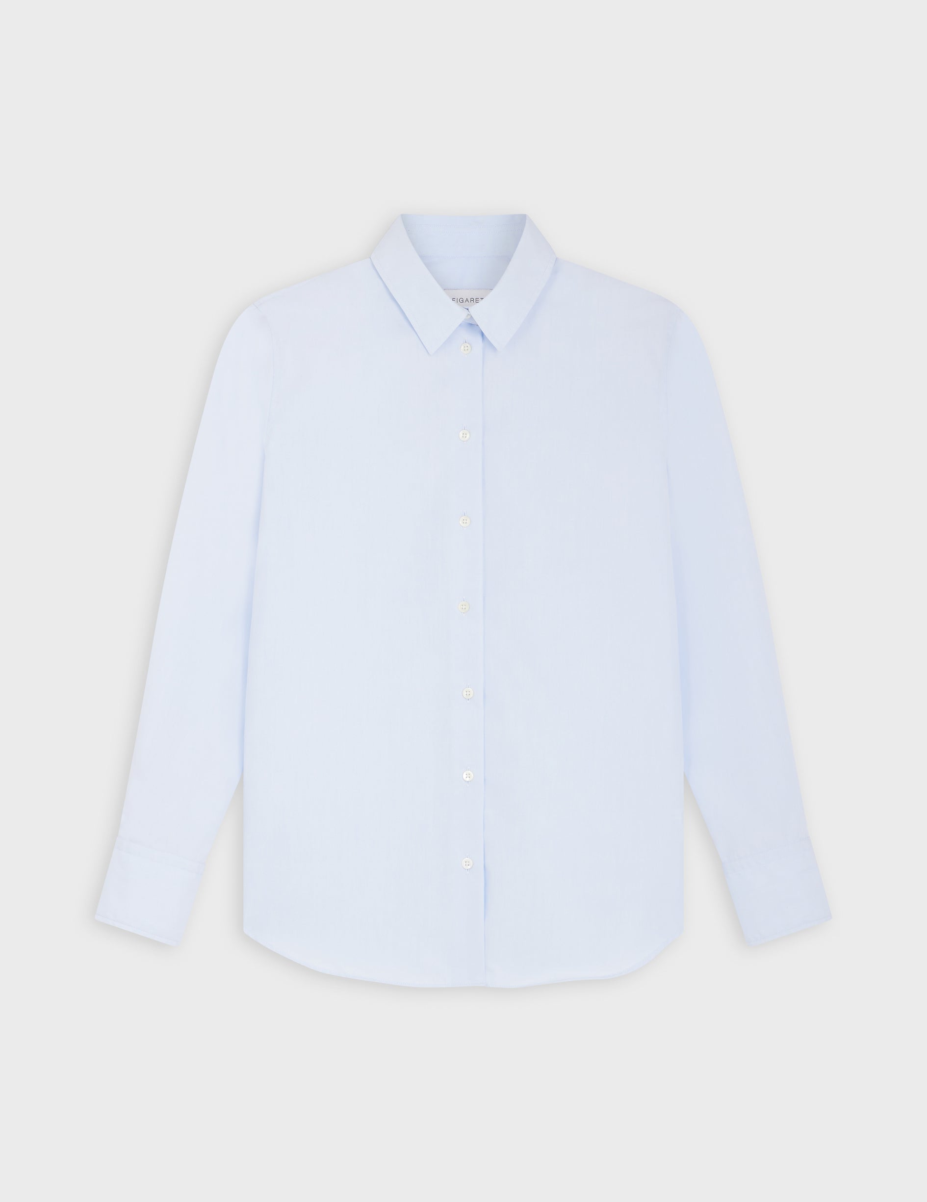 Chemise marion Voyage bleue - Popeline - Repassage facile