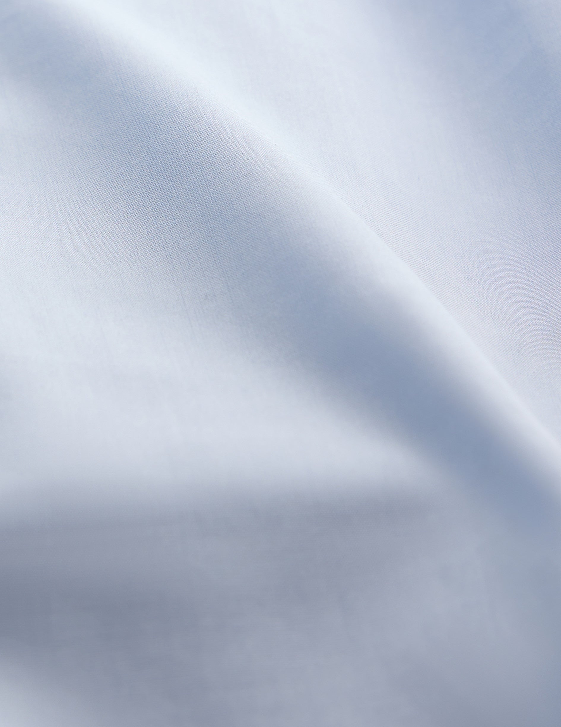 Fitted blue easy-iron shirt - Poplin - Figaret Collar - Easy-iron