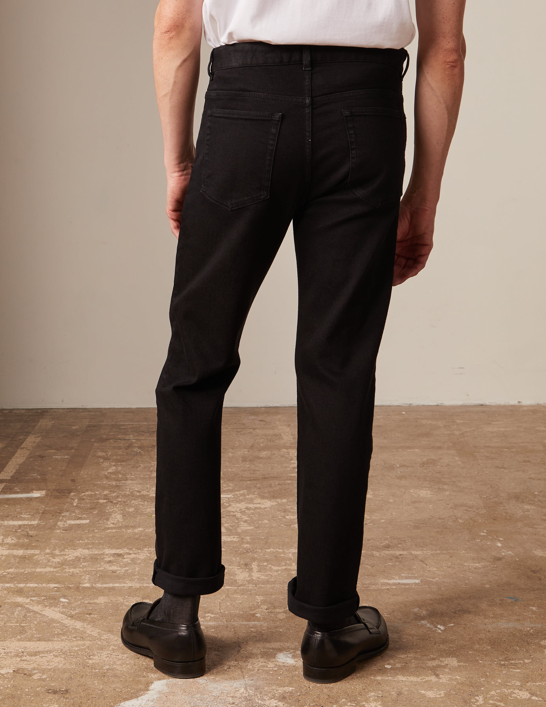 Jean florentin en denim noir