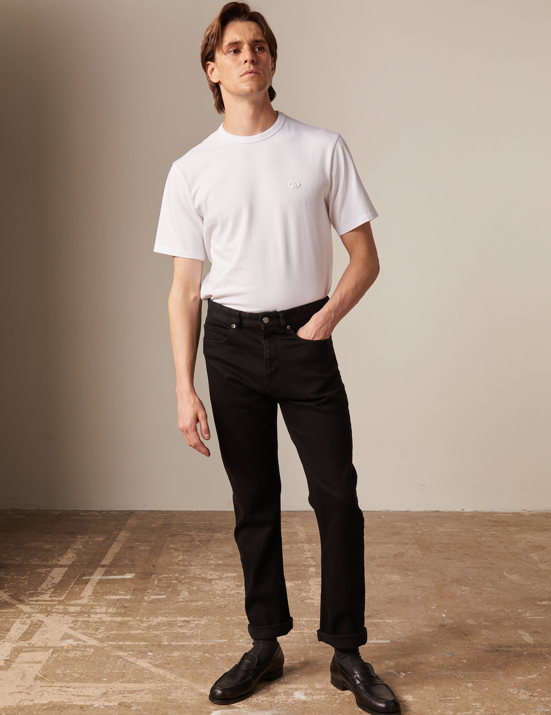 Jean florentin en denim noir