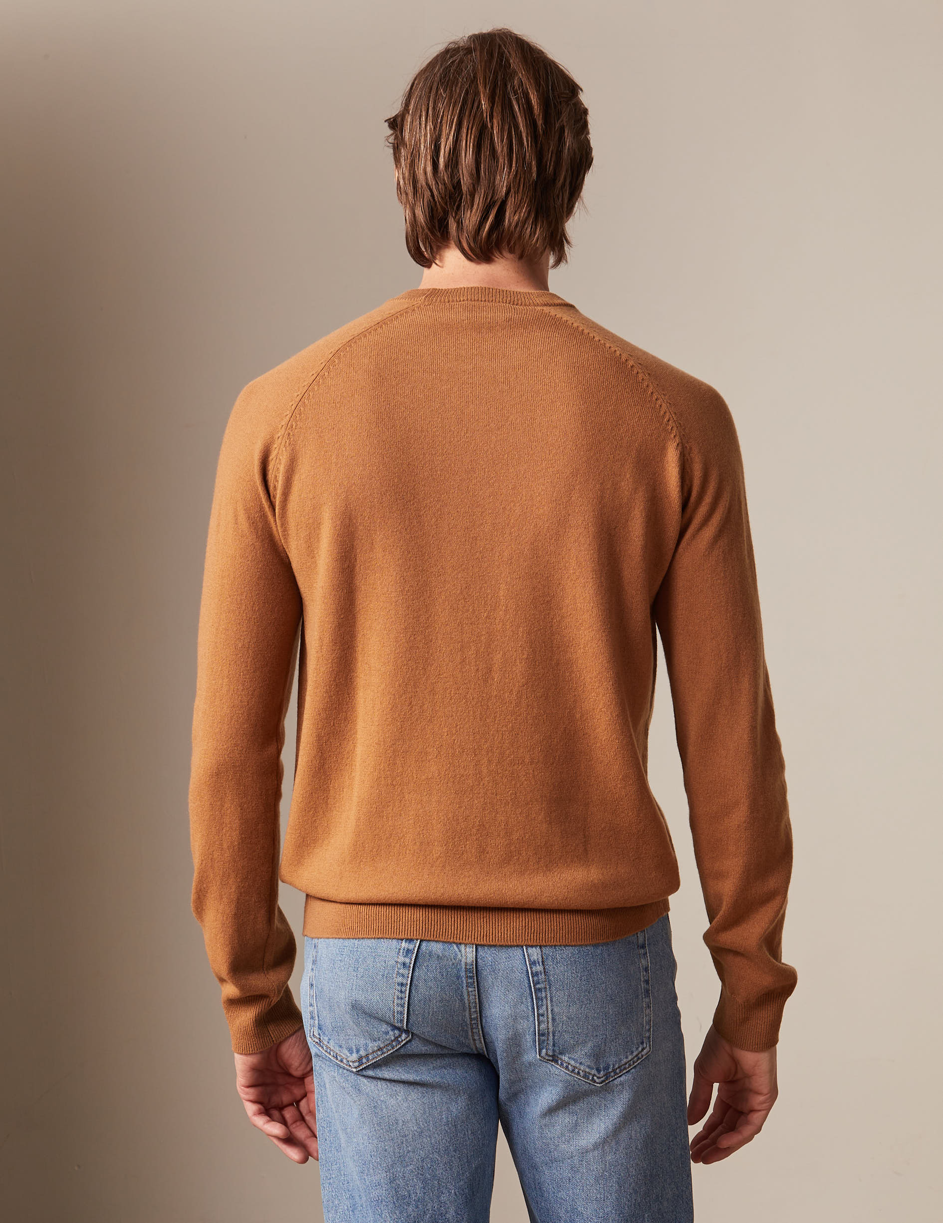 Camel wool and cashmere Emile jumper