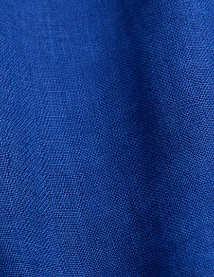 Aristote blue linen shirt