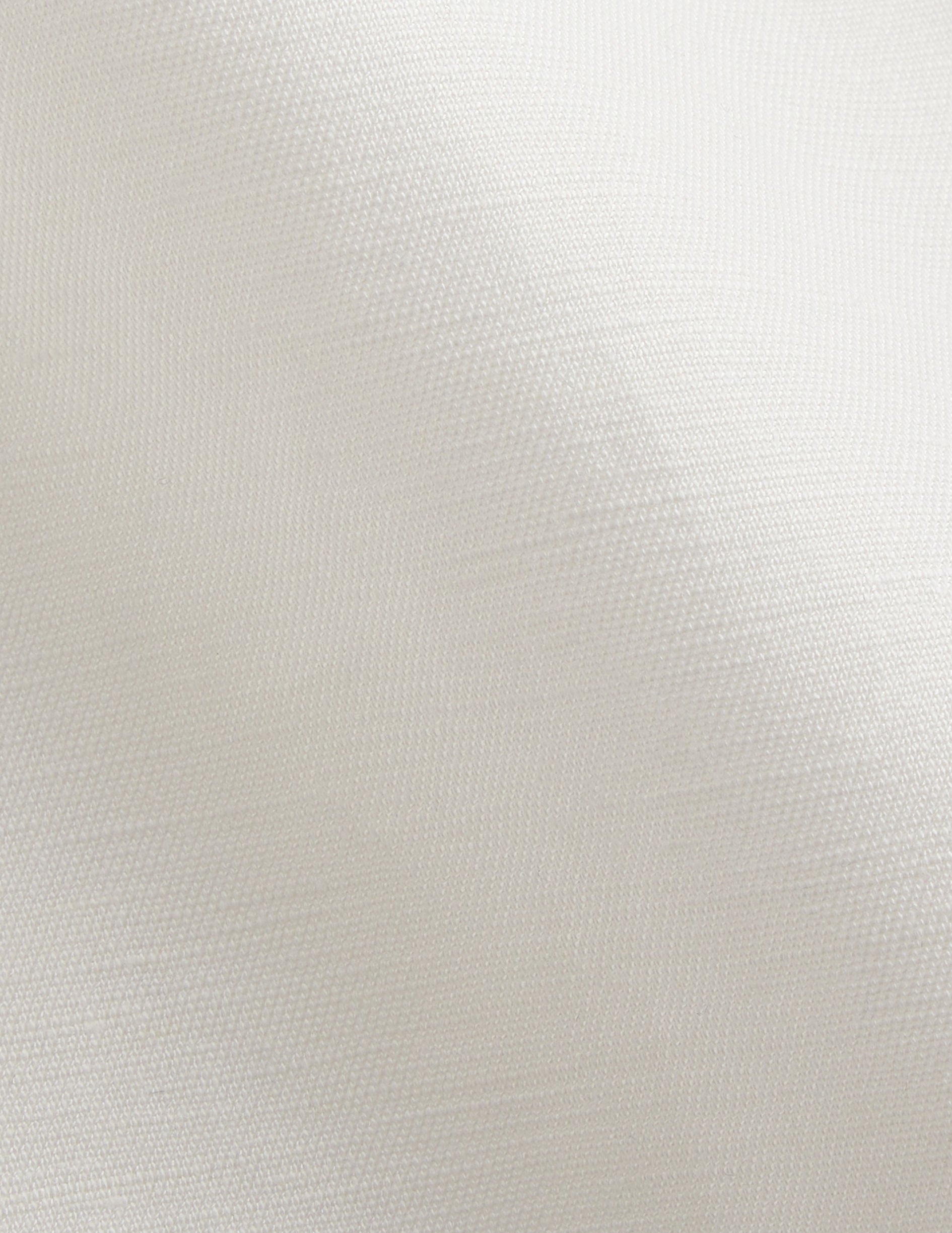 Chemise Montmartre blanche - Lin - Col Droit montant