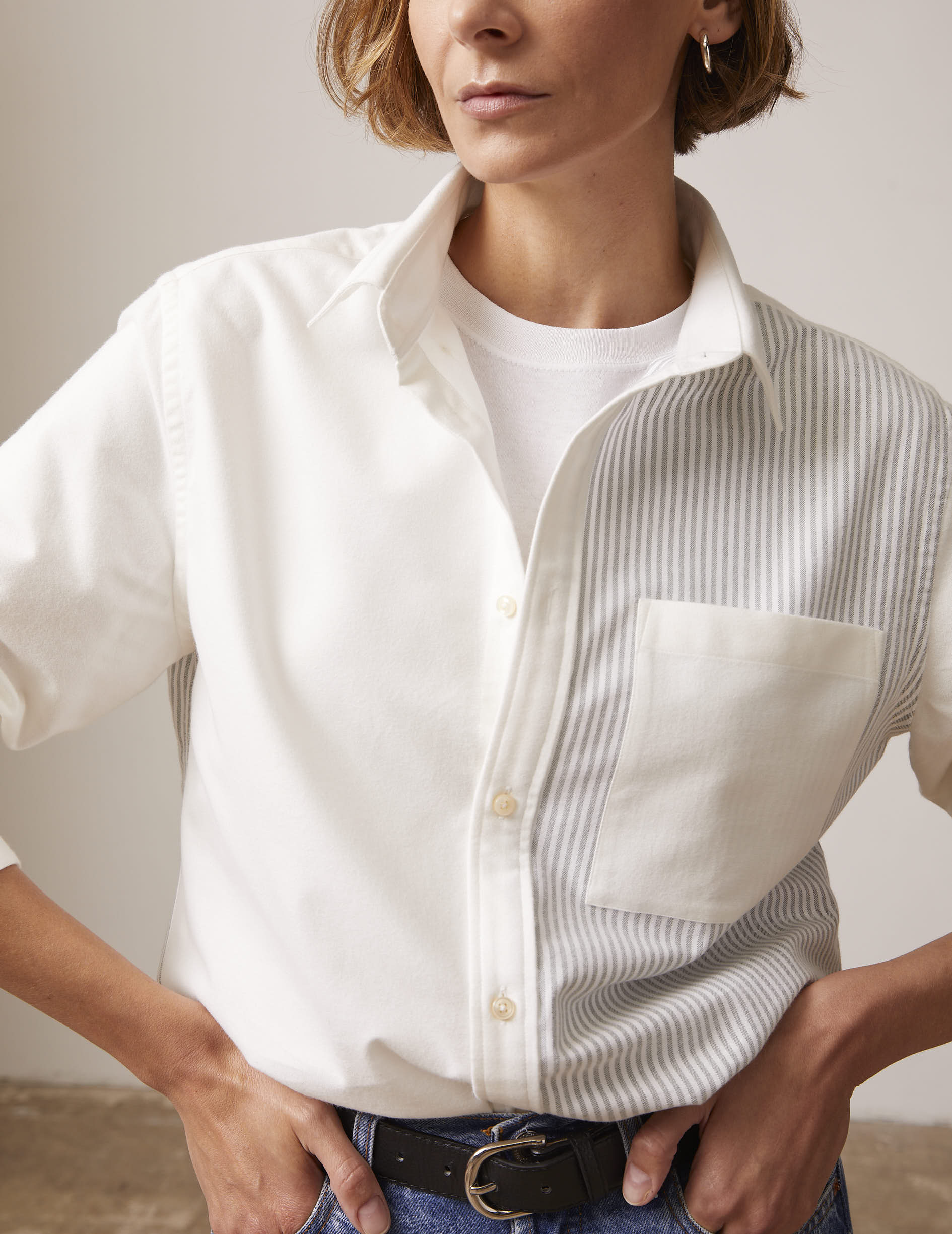 Ecrue William Fun shirt - Brushed oxford - American Collar
