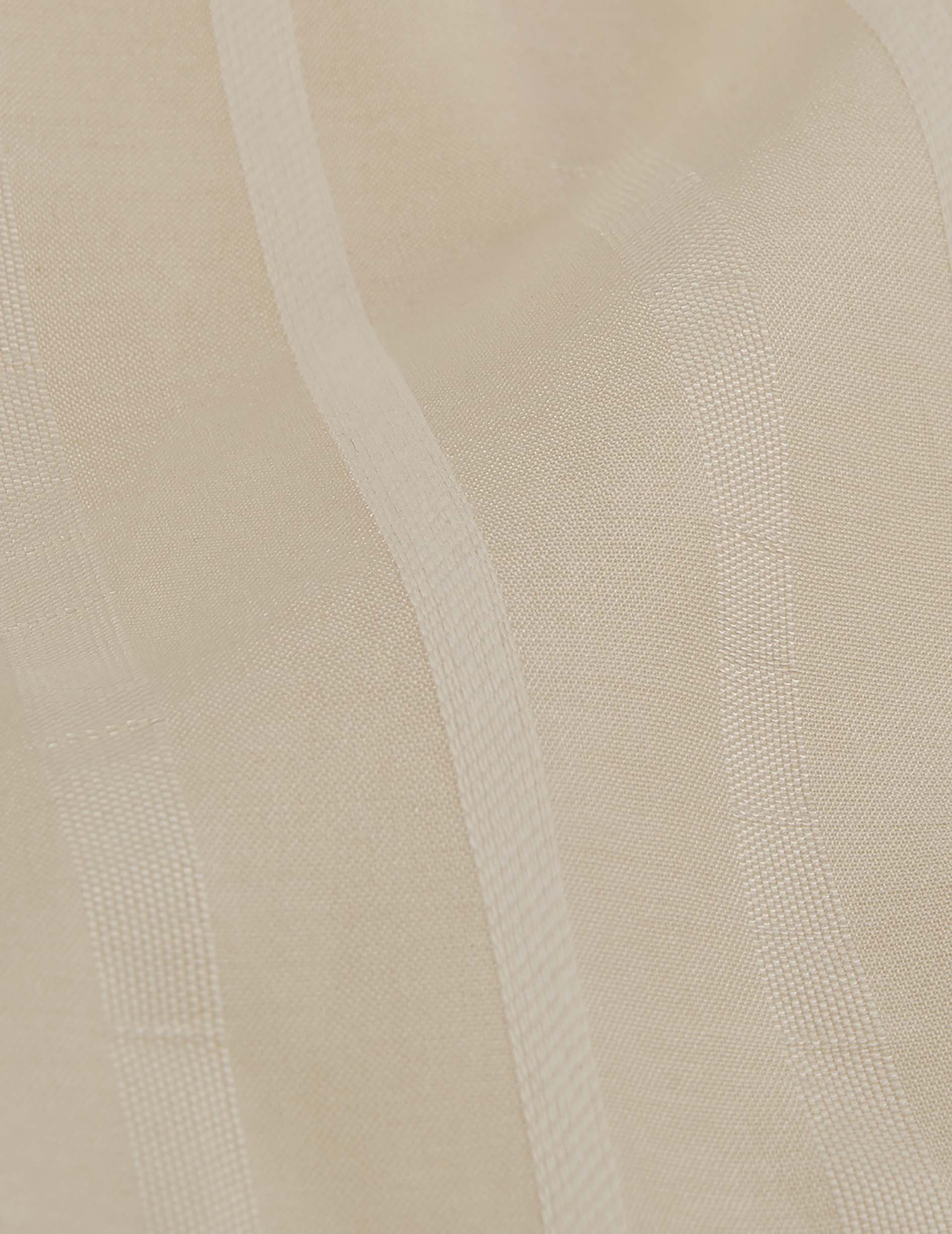 Ecru striped Mira blouse - Canvas - Officer Collar