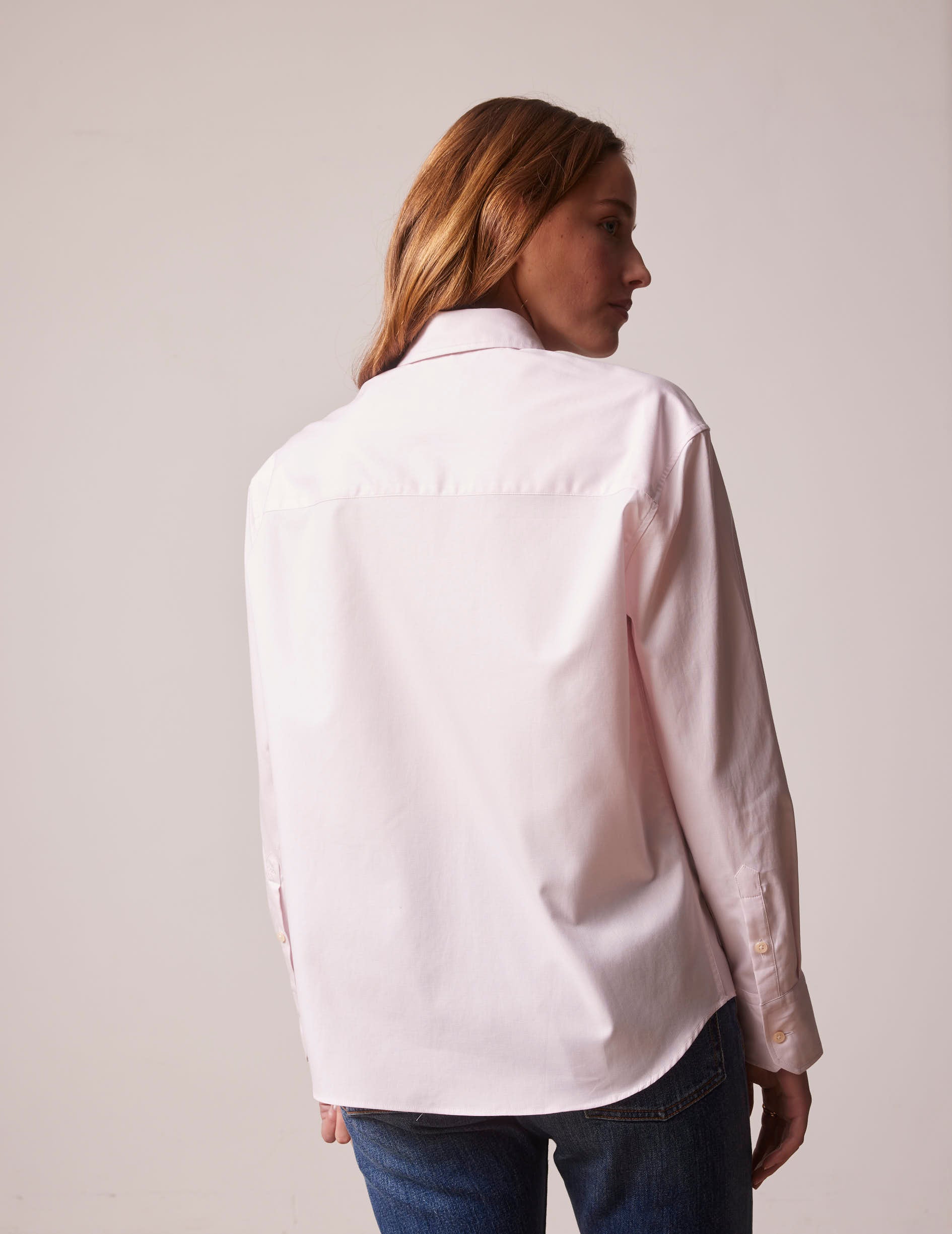 Pink Ambre shirt - fashioned - Shirt Collar