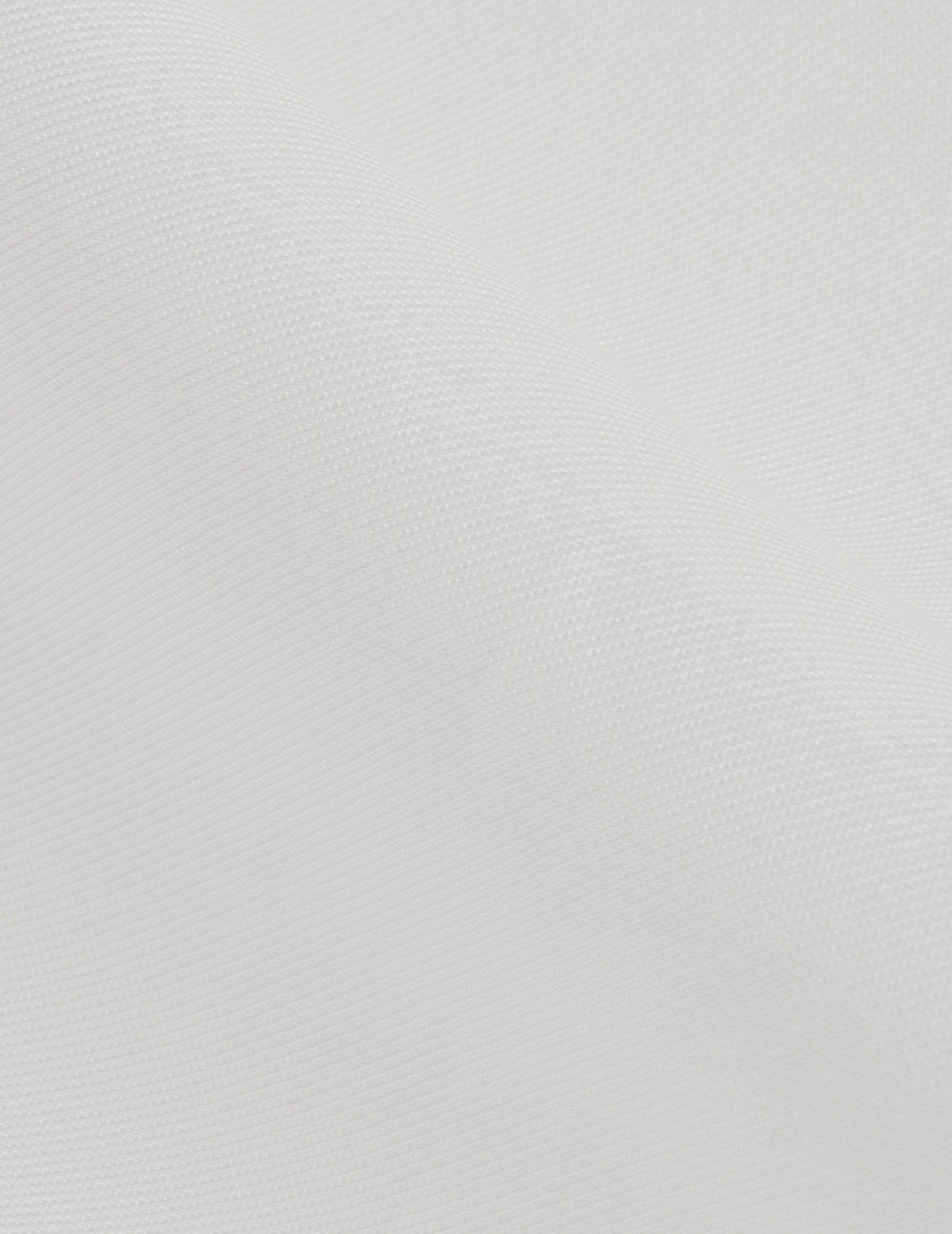 White Lilas shirt with hidden buttons placket - Lyocell - Long Collar