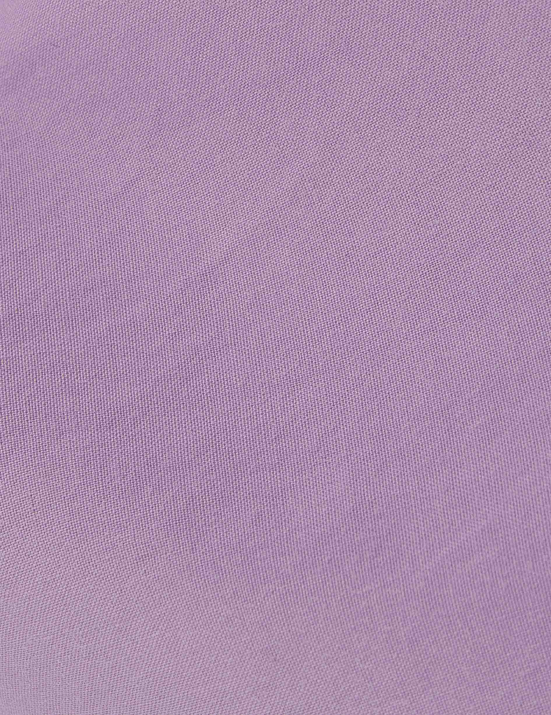 Chemise oversize Mathilde violette - Popeline - Col Chemise