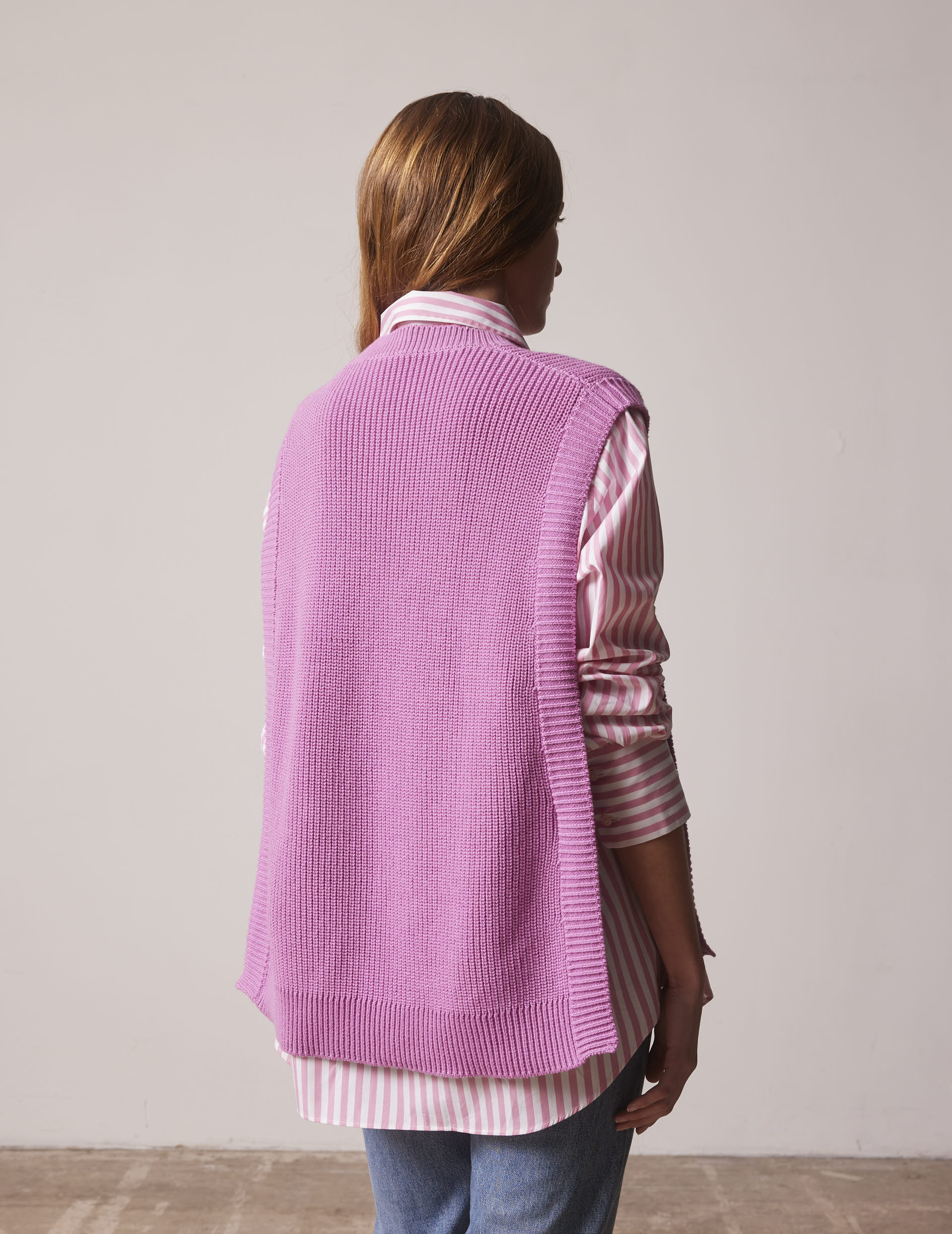 Pink cotton Ilonna vest