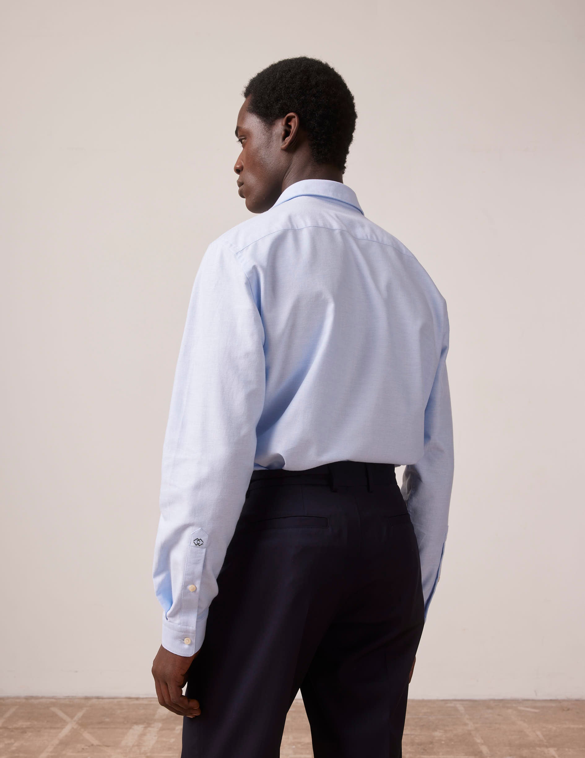 Blue Auguste shirt - Oxford - French Collar