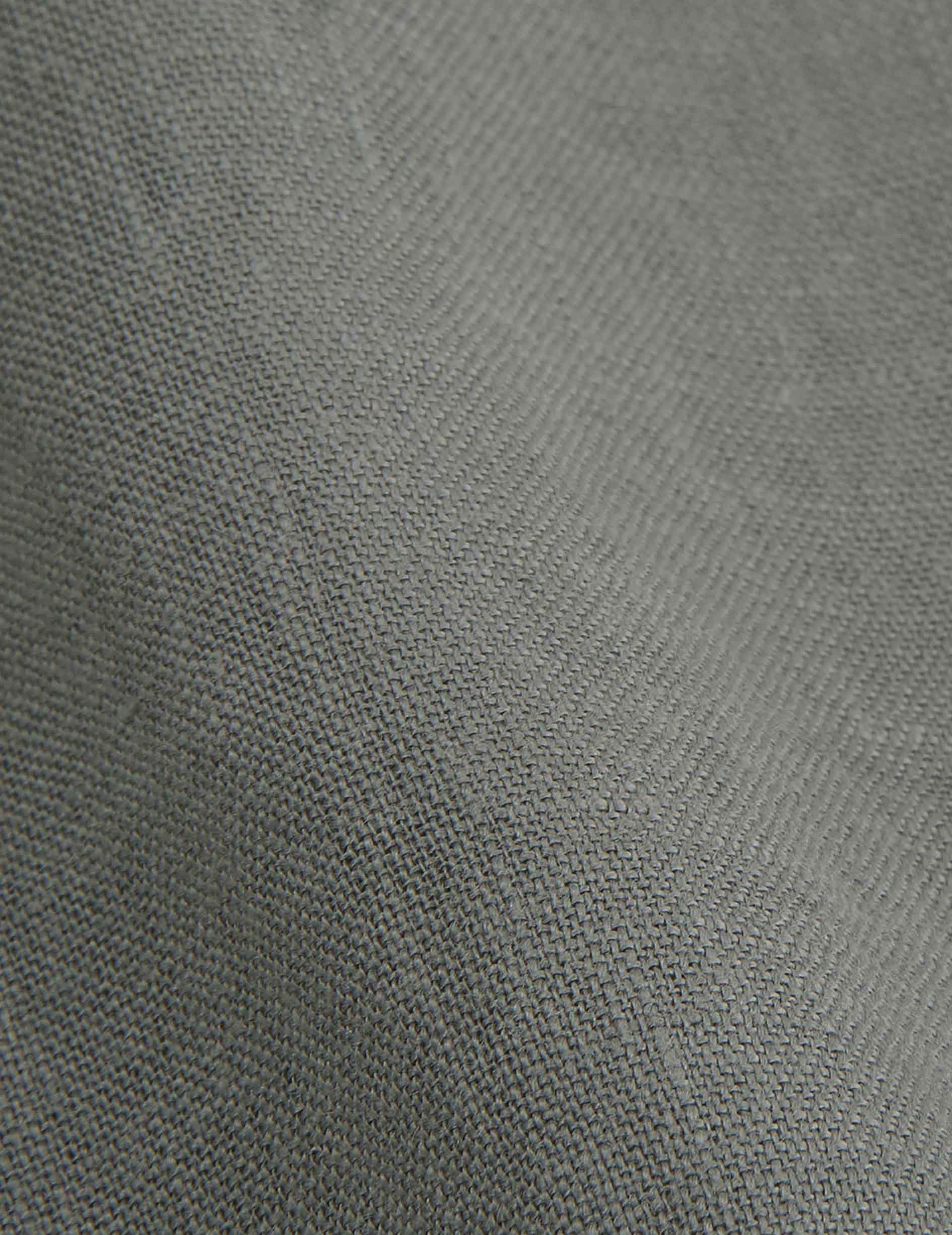 Green linen Auguste shirt - Linen - French Collar