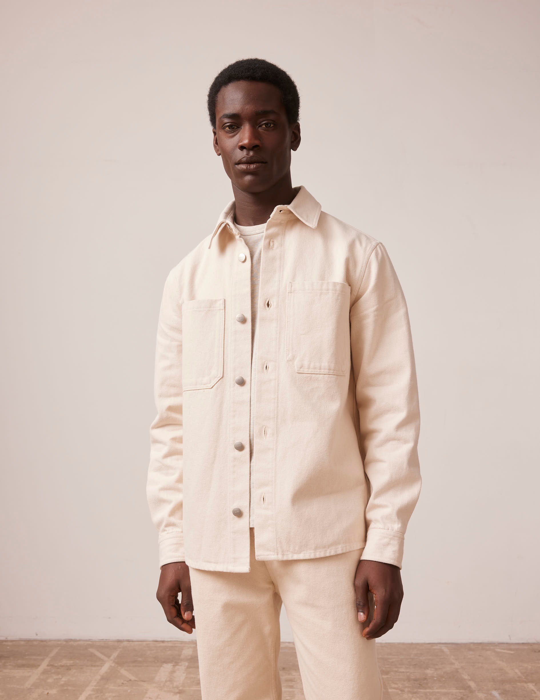 Surchemise Cameron en denim écru