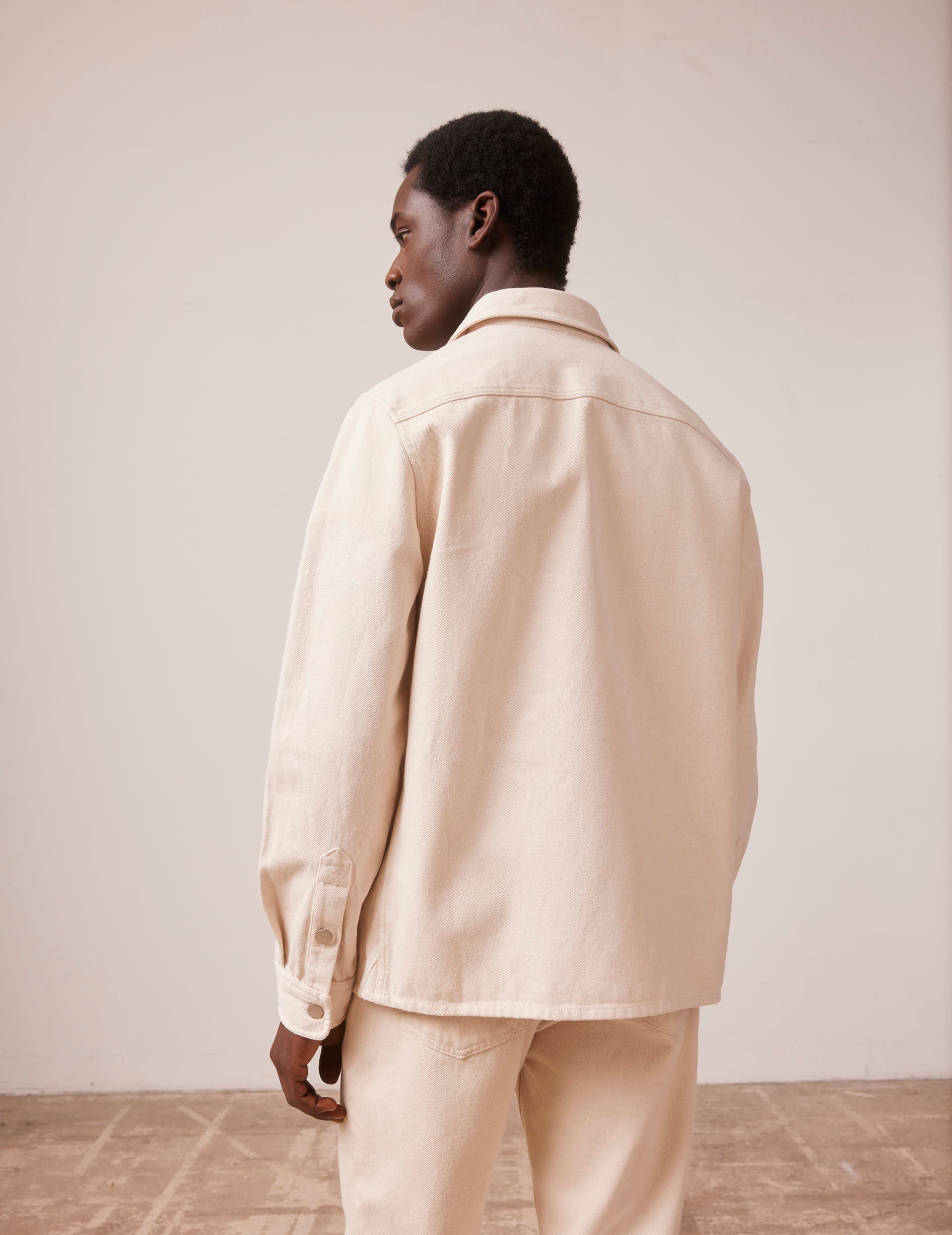 Surchemise Cameron en denim écru