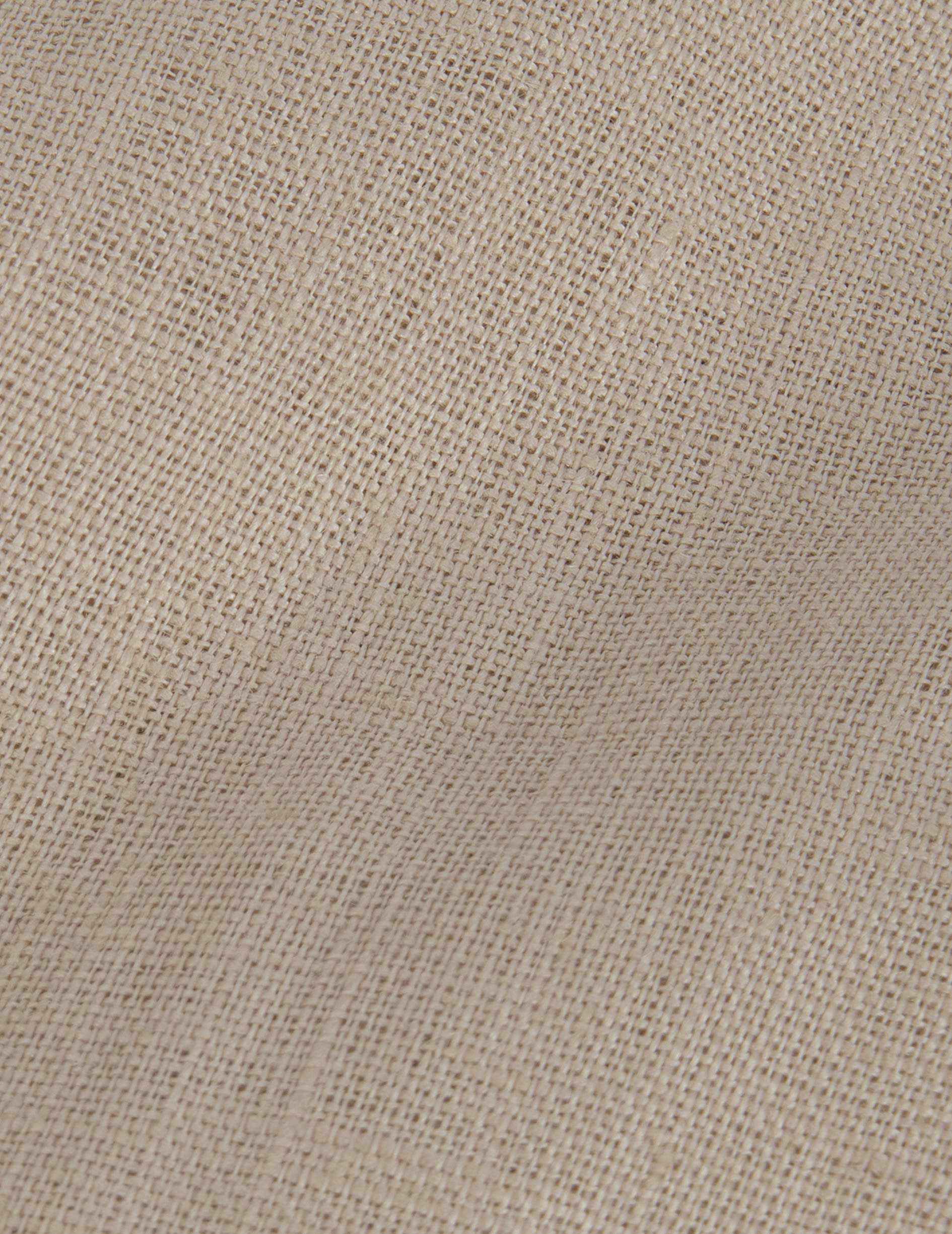 Beige linen Gaspard shirt - Linen - American Collar