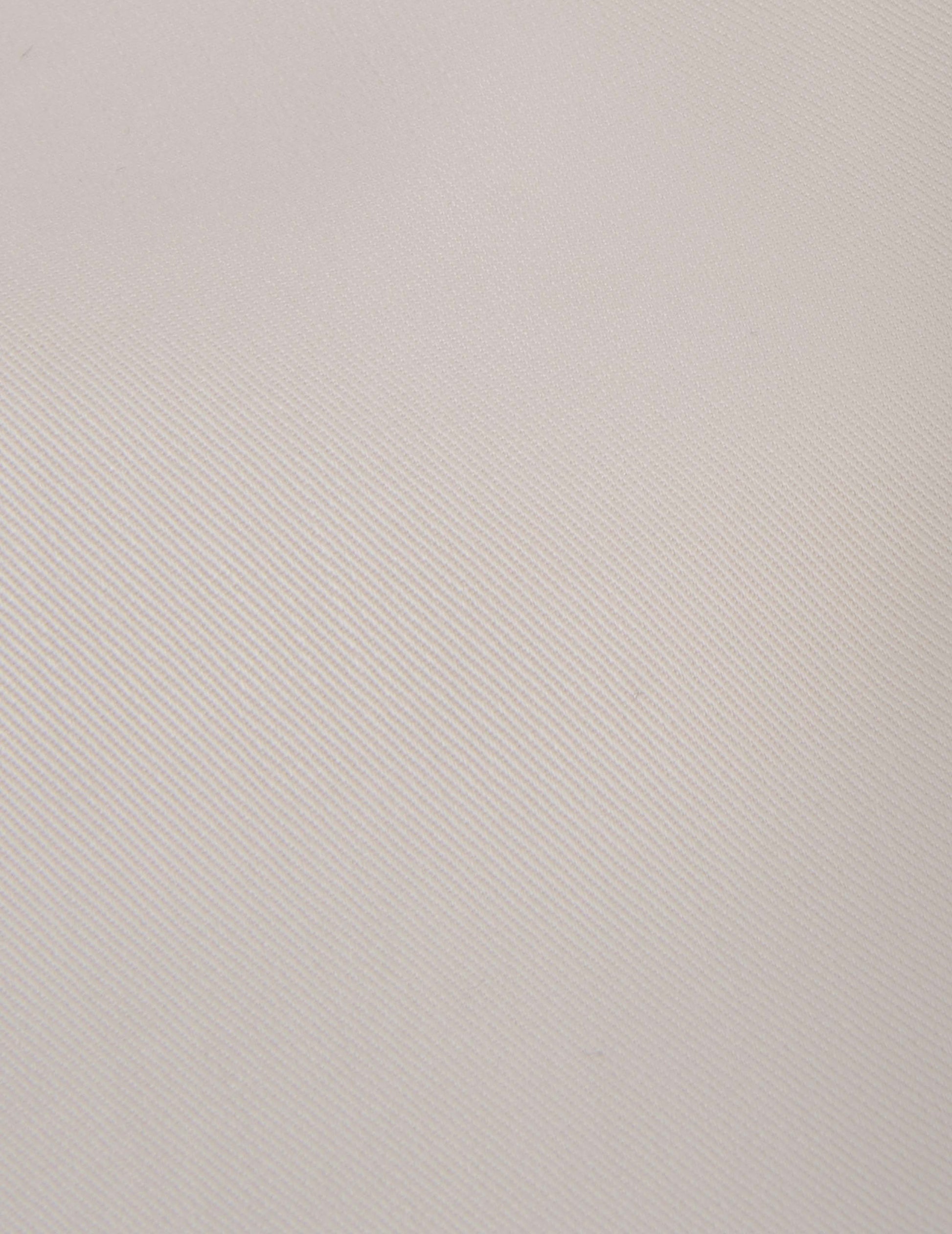 Chemise Ivano écrue - Twill - Col Cubain avec bride