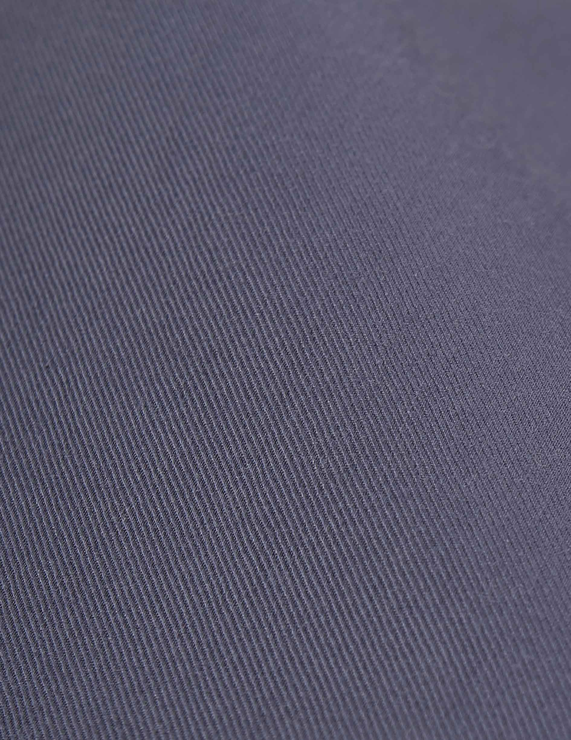 Chemise Ivano bleue - Twill - Col Cubain avec bride