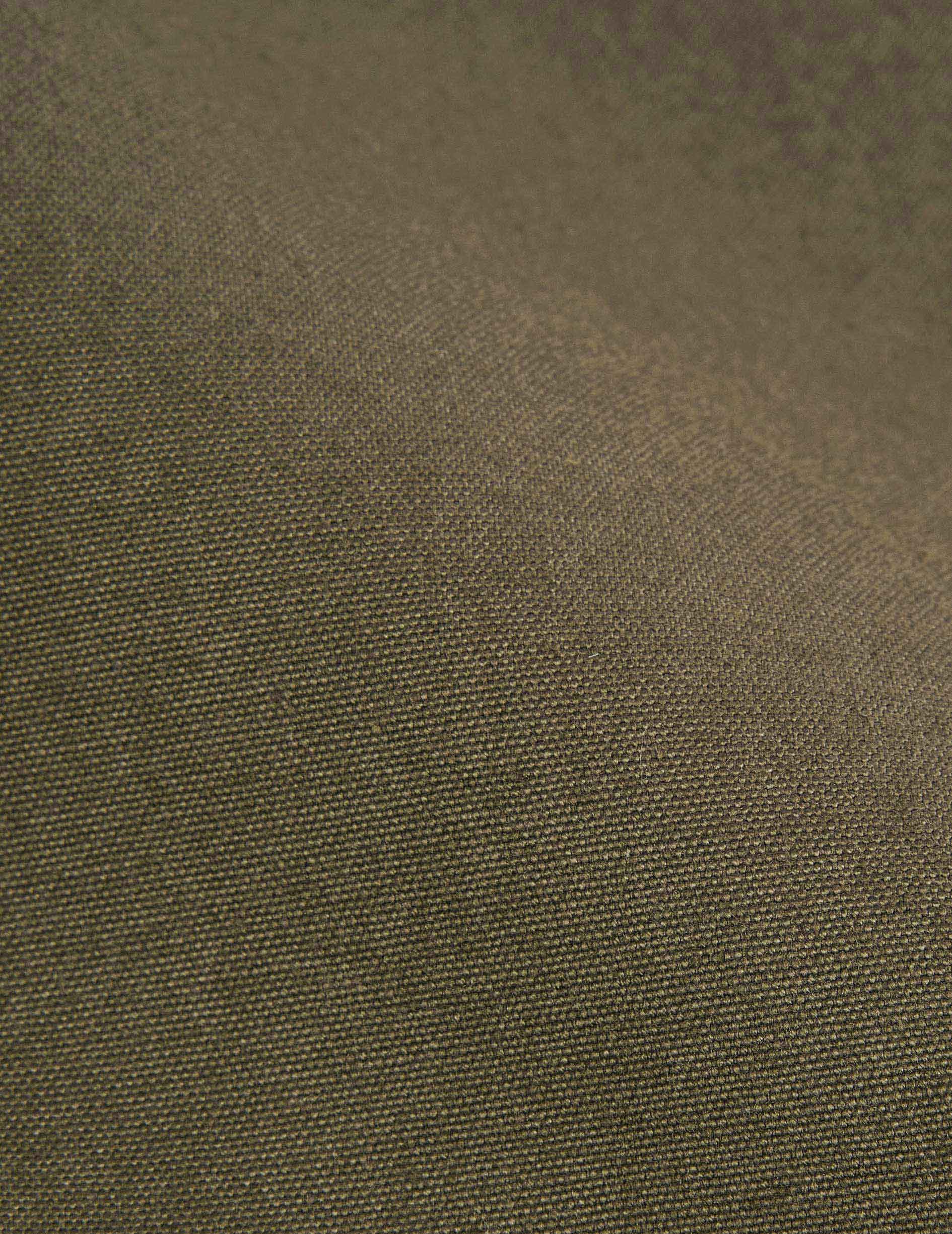 Khaki Lancelot parka in cotton canvas