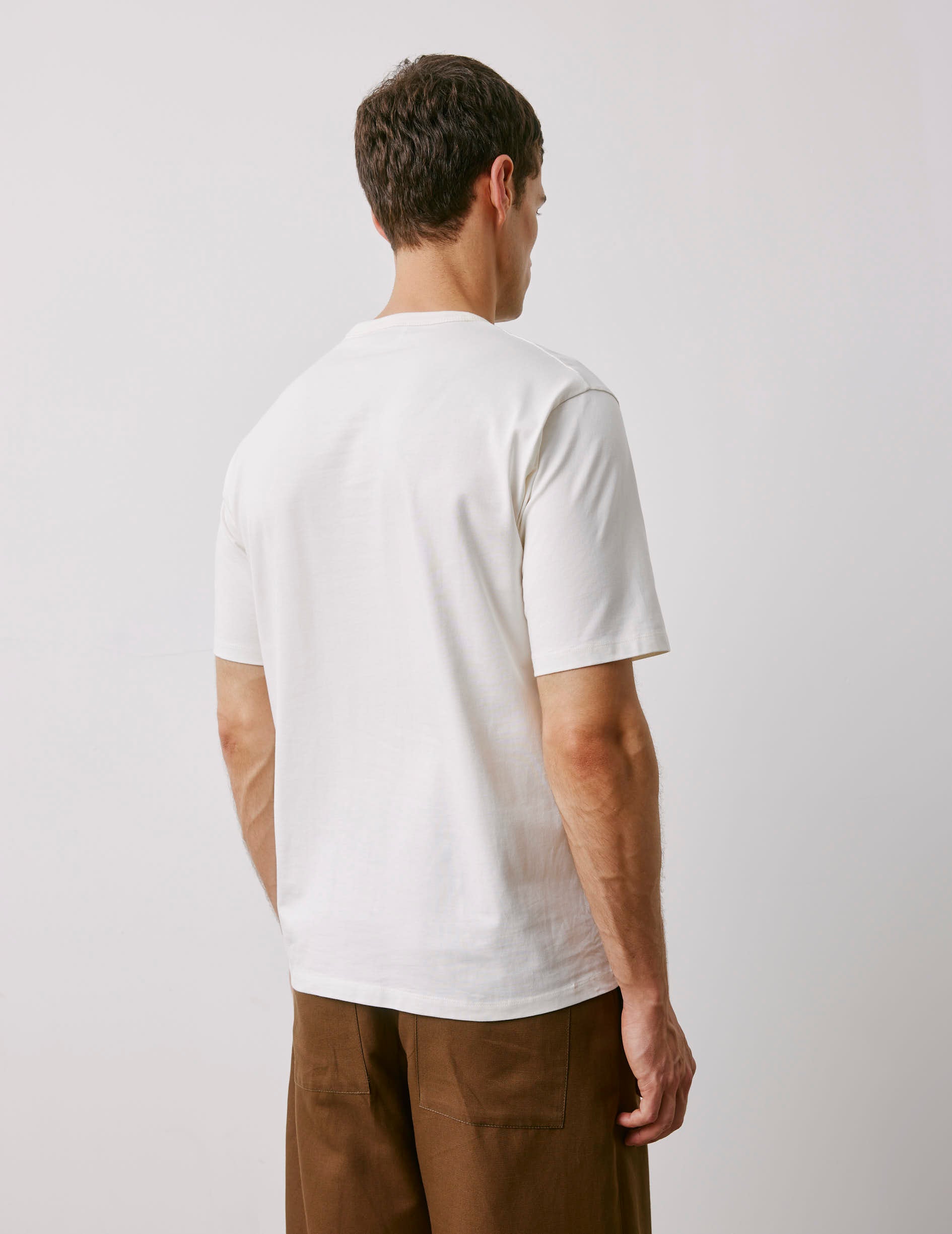 T-shirt Marcel en coton Supima écru