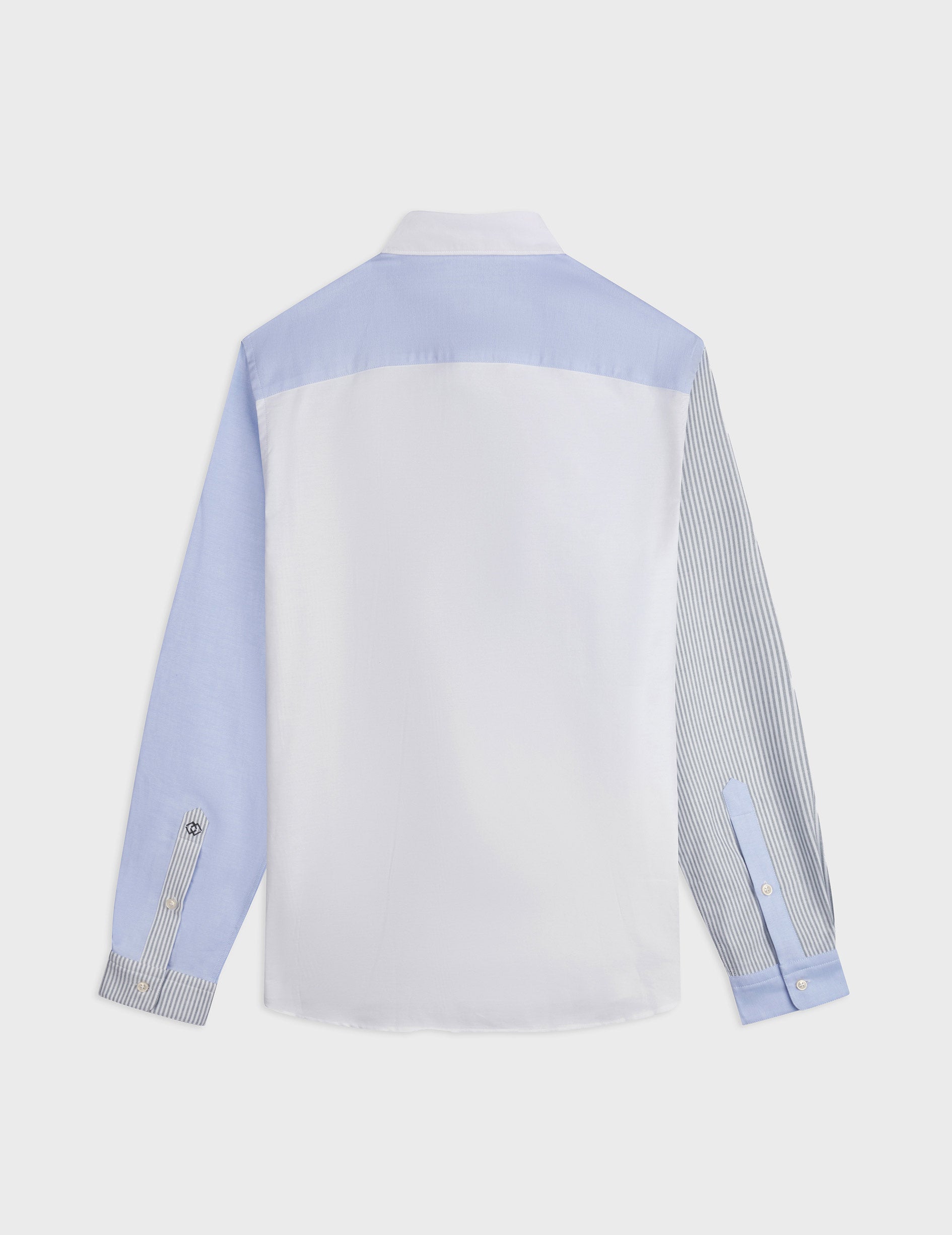 Fun shirt Aymeric rayée - Oxford - Col Américain