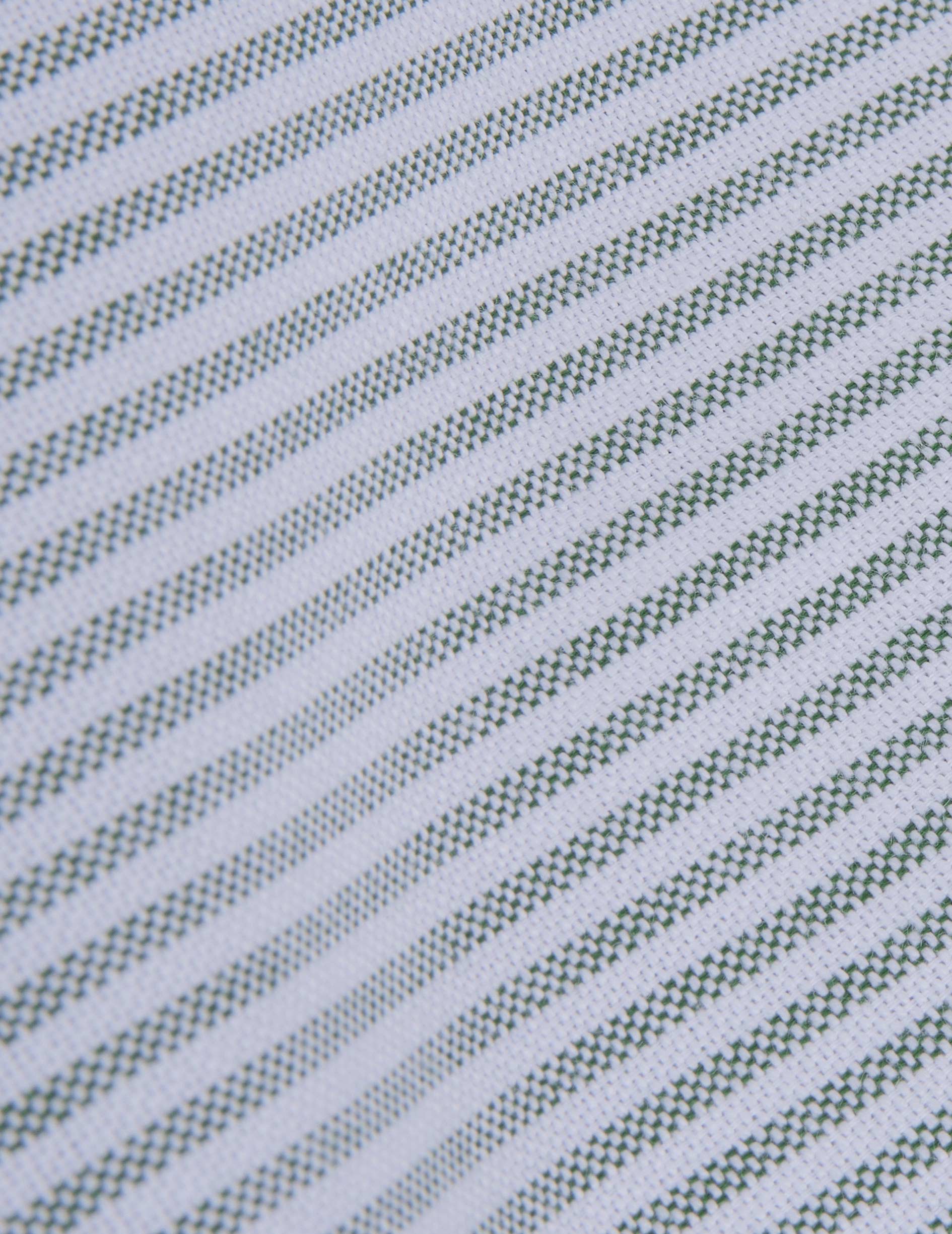 Fun shirt Aymeric rayée - Oxford - Col Américain