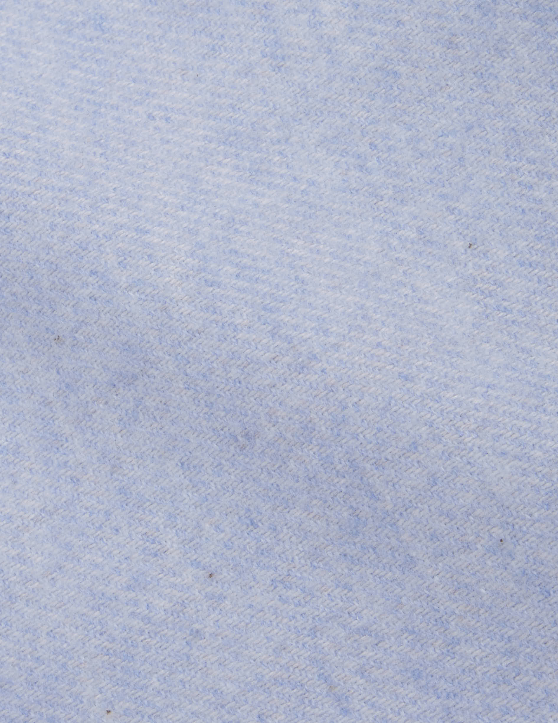 Chemise Charlotte bleue - Flanelle - Col Chemise