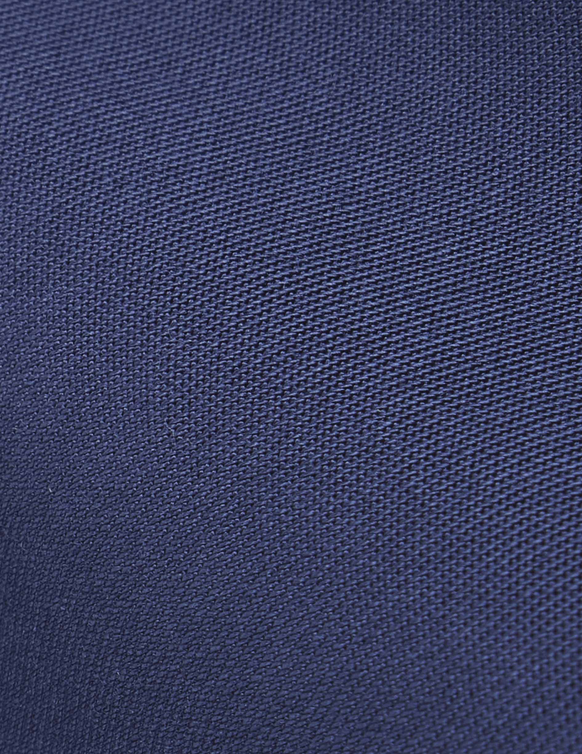 Chemise Ilena gorge cachée en lyocell bleu marine - Lyocell - Col Châle montant