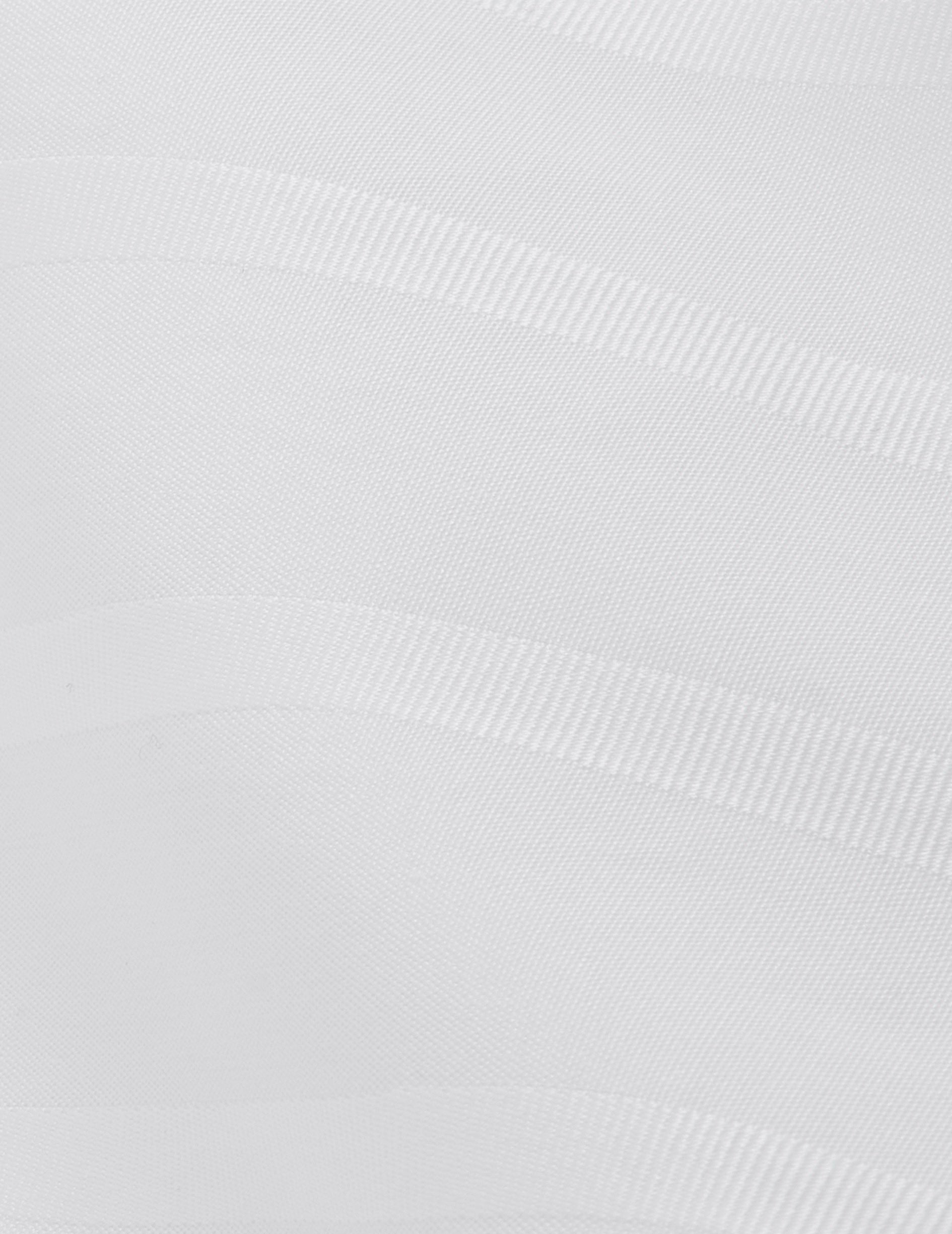 Chemise oversize Léa rayée blanche - Popeline - Col Chemise