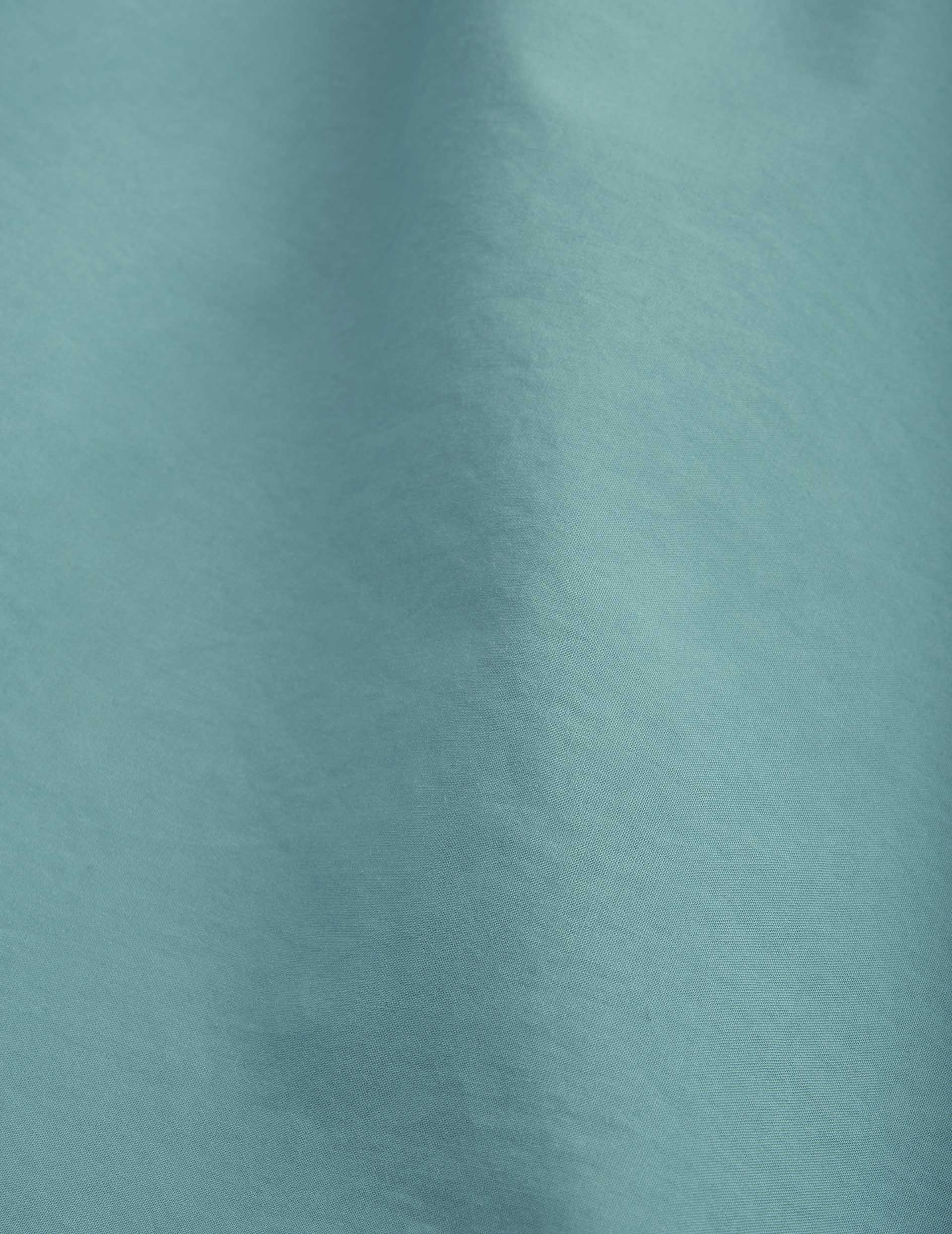 Chemise oversize Mathilde vert sauge - Popeline - Col Chemise