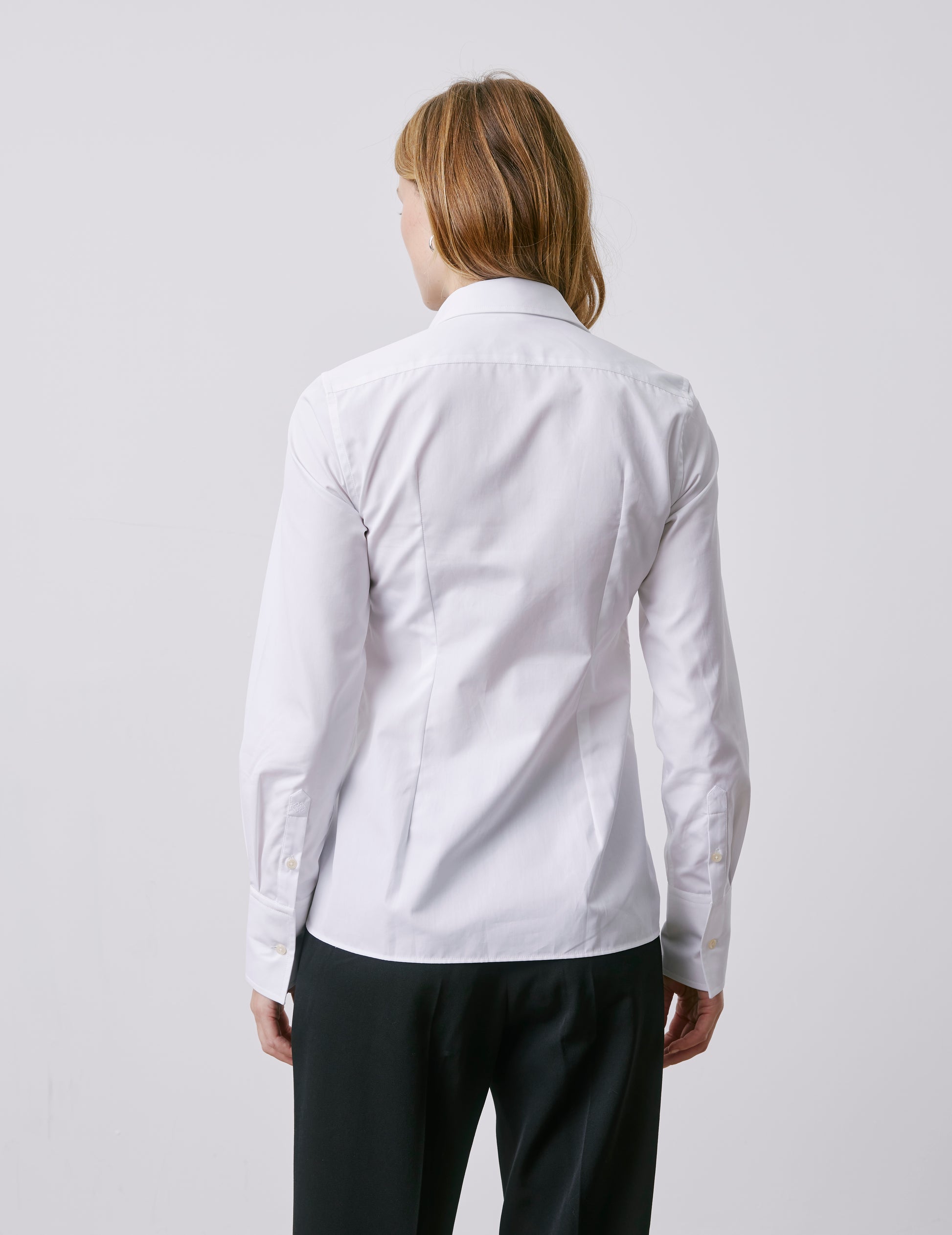 Chemise Naomie blanche - Popeline - Col Chemise