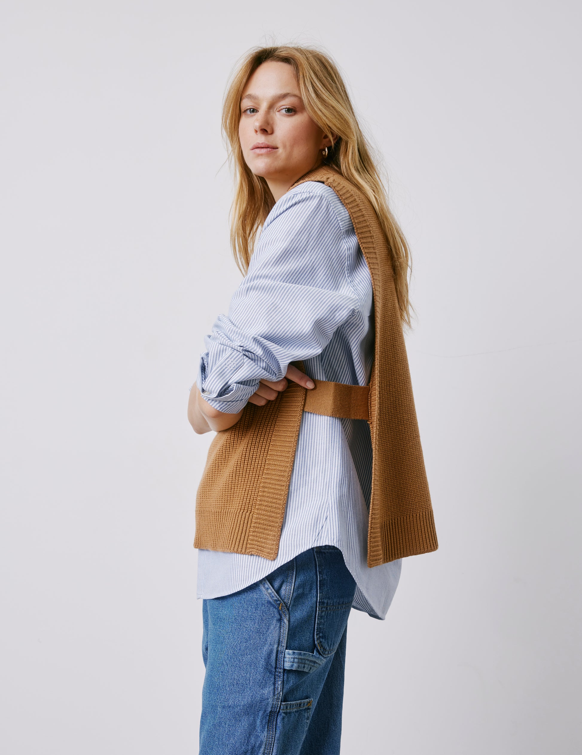 Pull Ilonna en laine mérinos camel